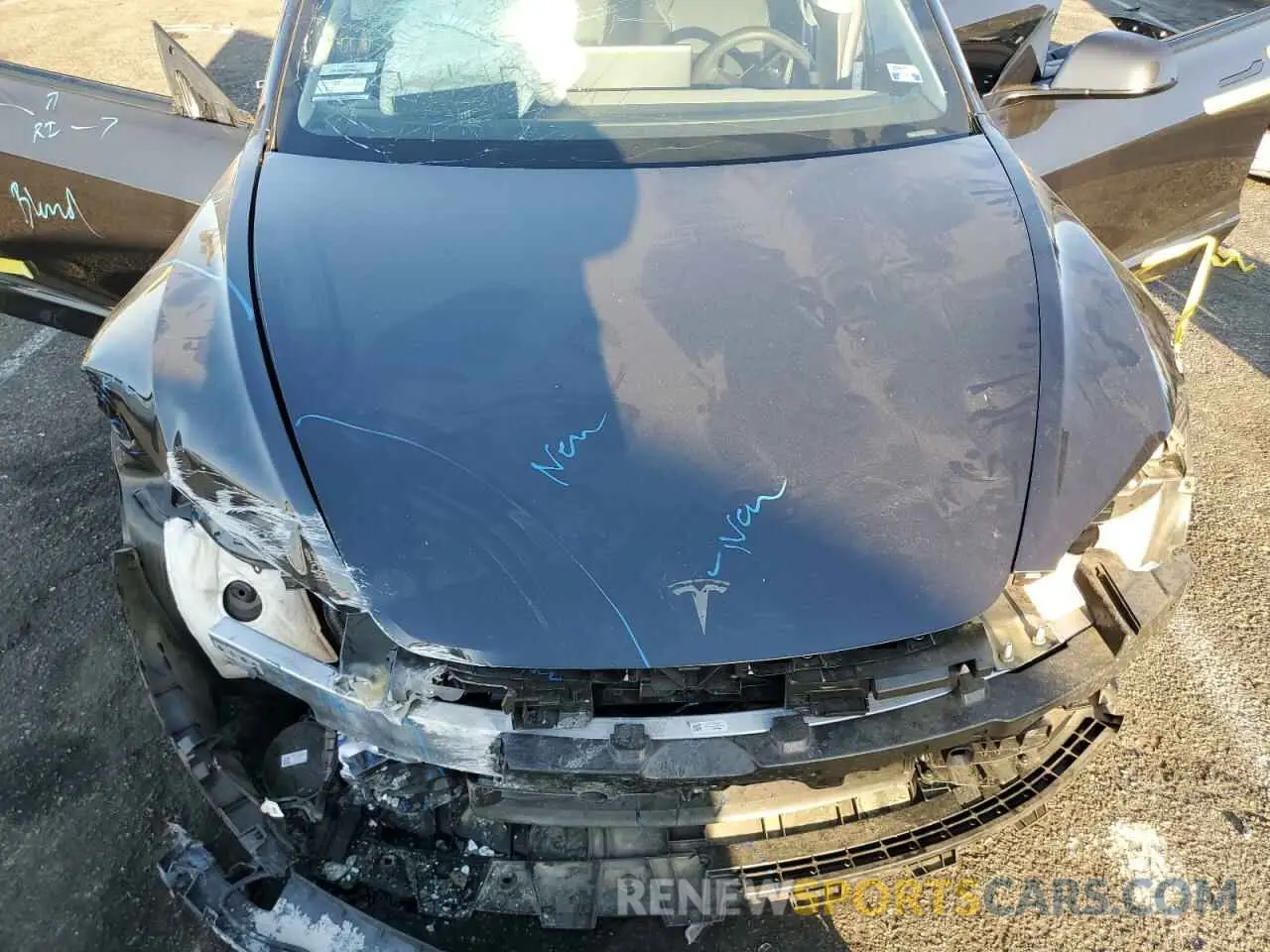 13 fotografías del automóvil dañado 5YJ3E1EB0RF734523 TESLA MODEL 3 2024