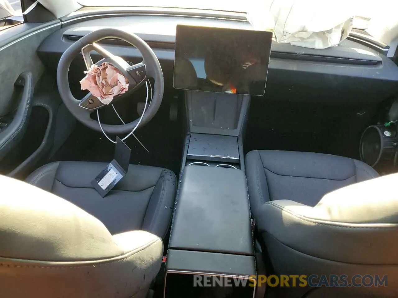 8 fotografías del automóvil dañado 5YJ3E1EB0RF734523 TESLA MODEL 3 2024