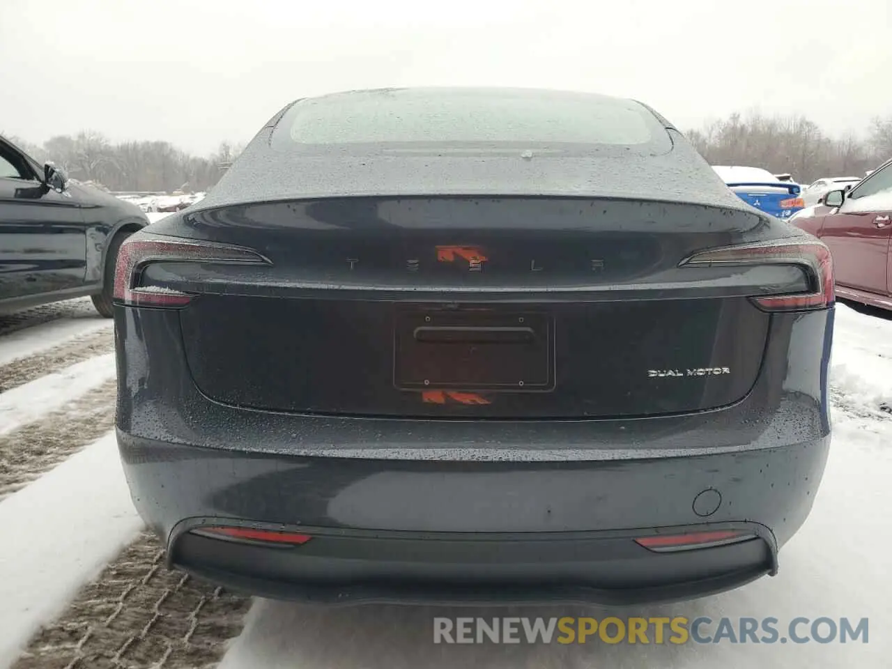 6 fotografías del automóvil dañado 5YJ3E1EB0RF744484 TESLA MODEL 3 2024