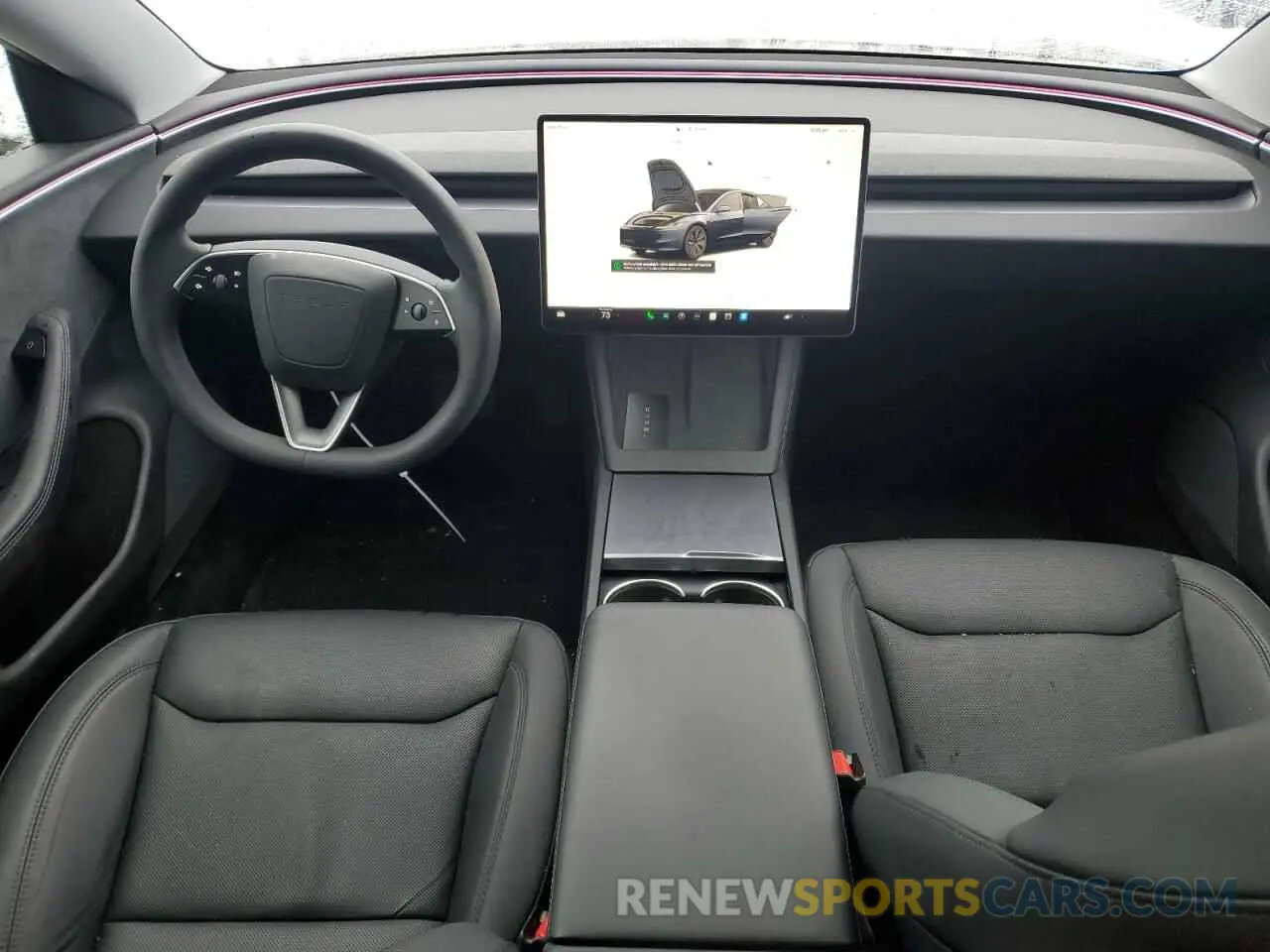 8 fotografías del automóvil dañado 5YJ3E1EB0RF744484 TESLA MODEL 3 2024