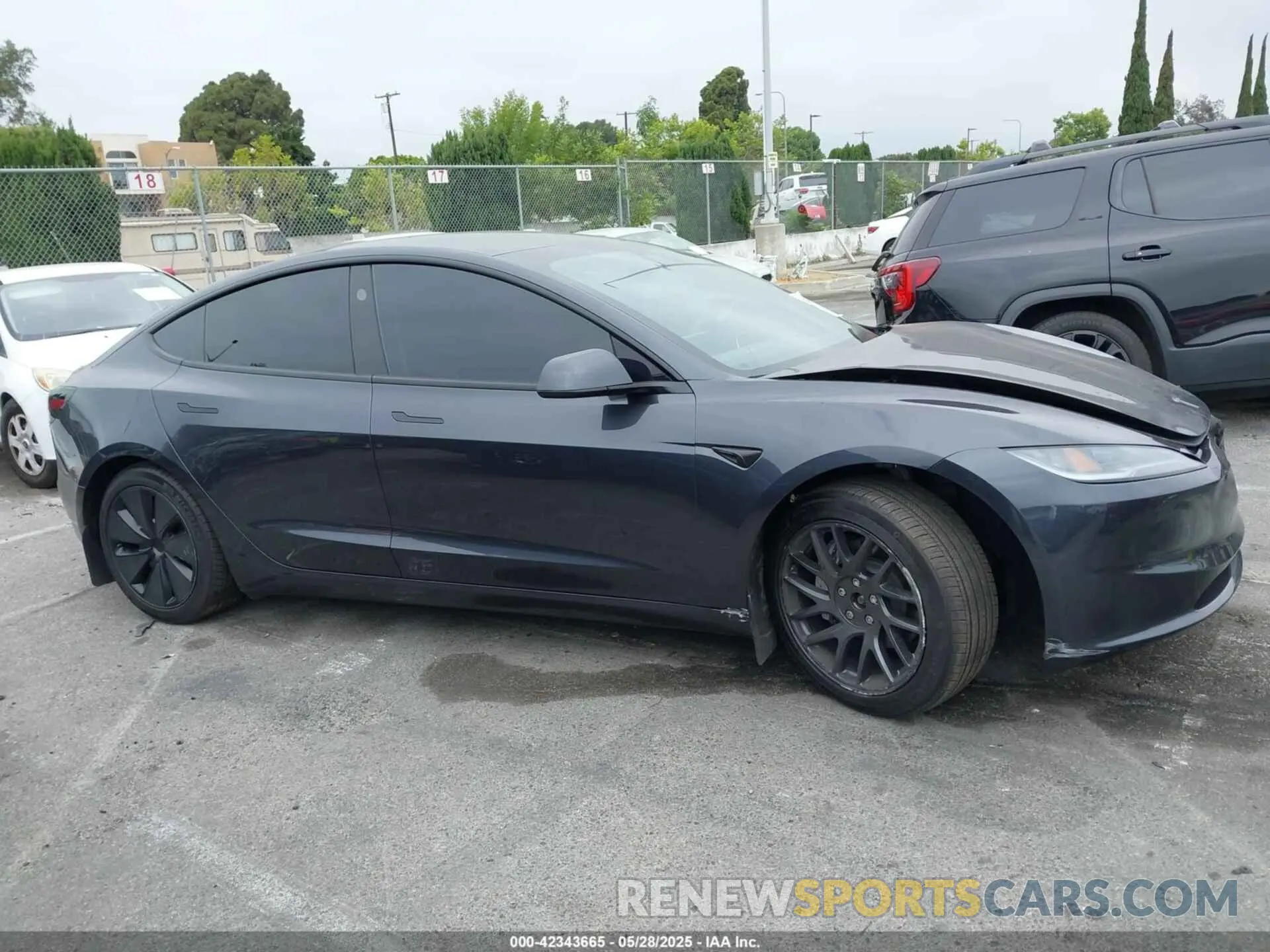 13 fotografías del automóvil dañado 5YJ3E1EB0RF766257 TESLA MODEL 3 2024