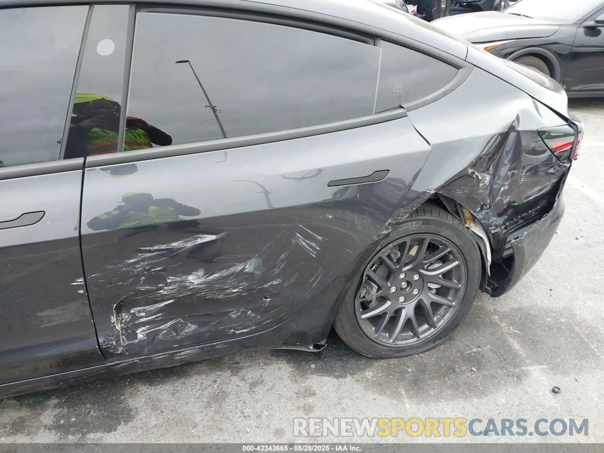 6 fotografías del automóvil dañado 5YJ3E1EB0RF766257 TESLA MODEL 3 2024
