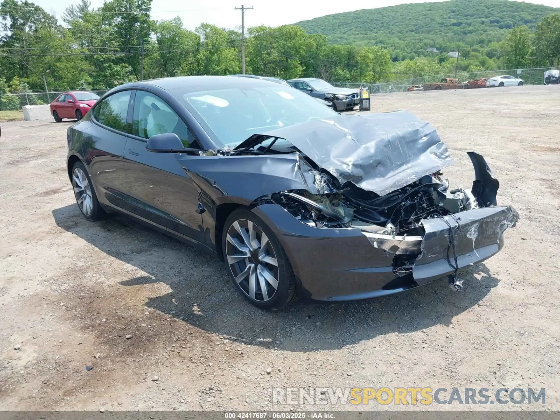 1 fotografías del automóvil dañado 5YJ3E1EB0RF766260 TESLA MODEL 3 2024