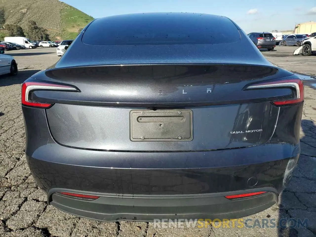 6 fotografías del automóvil dañado 5YJ3E1EB0RF786783 TESLA MODEL 3 2024