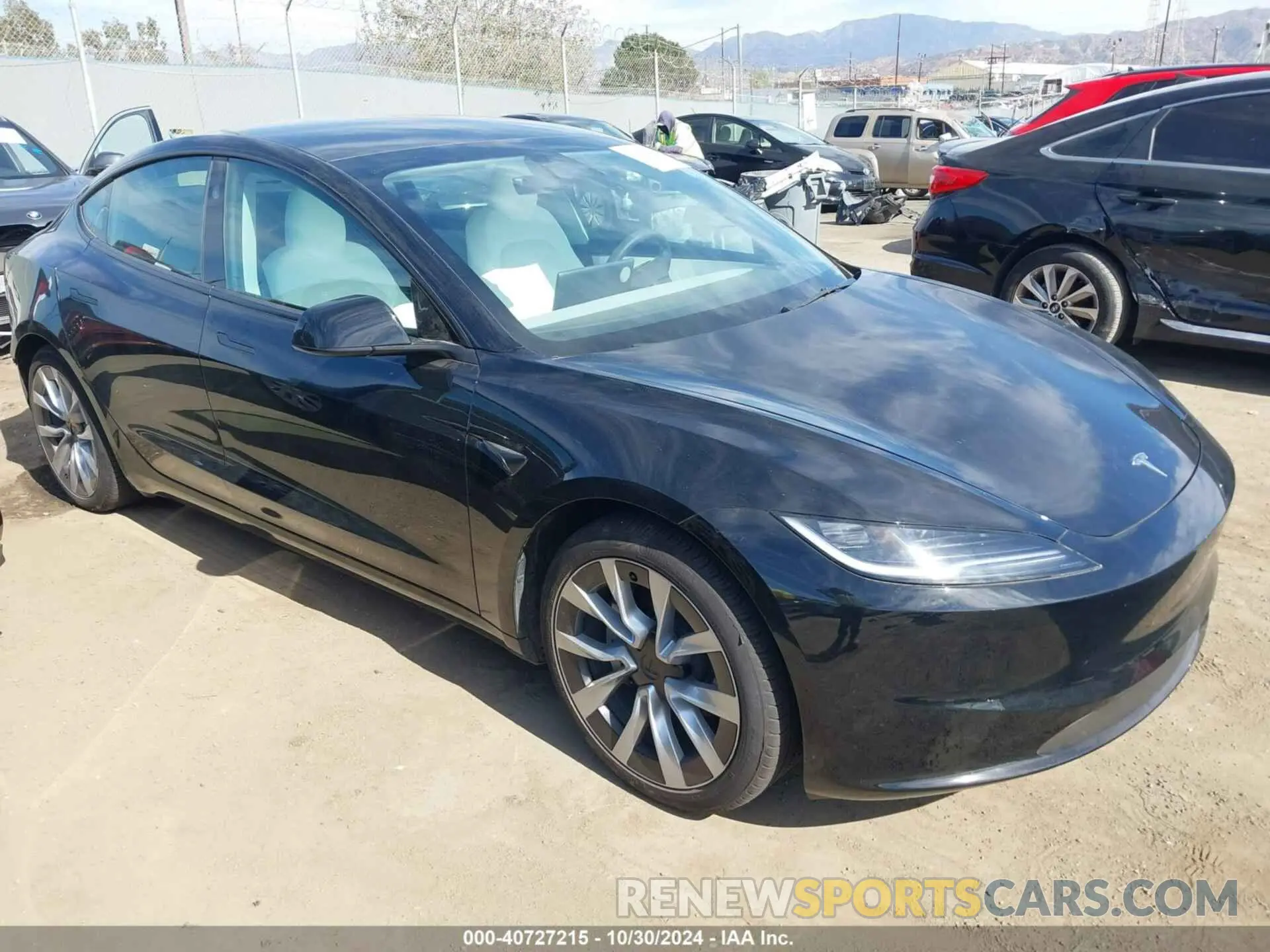 1 fotografías del automóvil dañado 5YJ3E1EB0RF792938 TESLA MODEL 3 2024