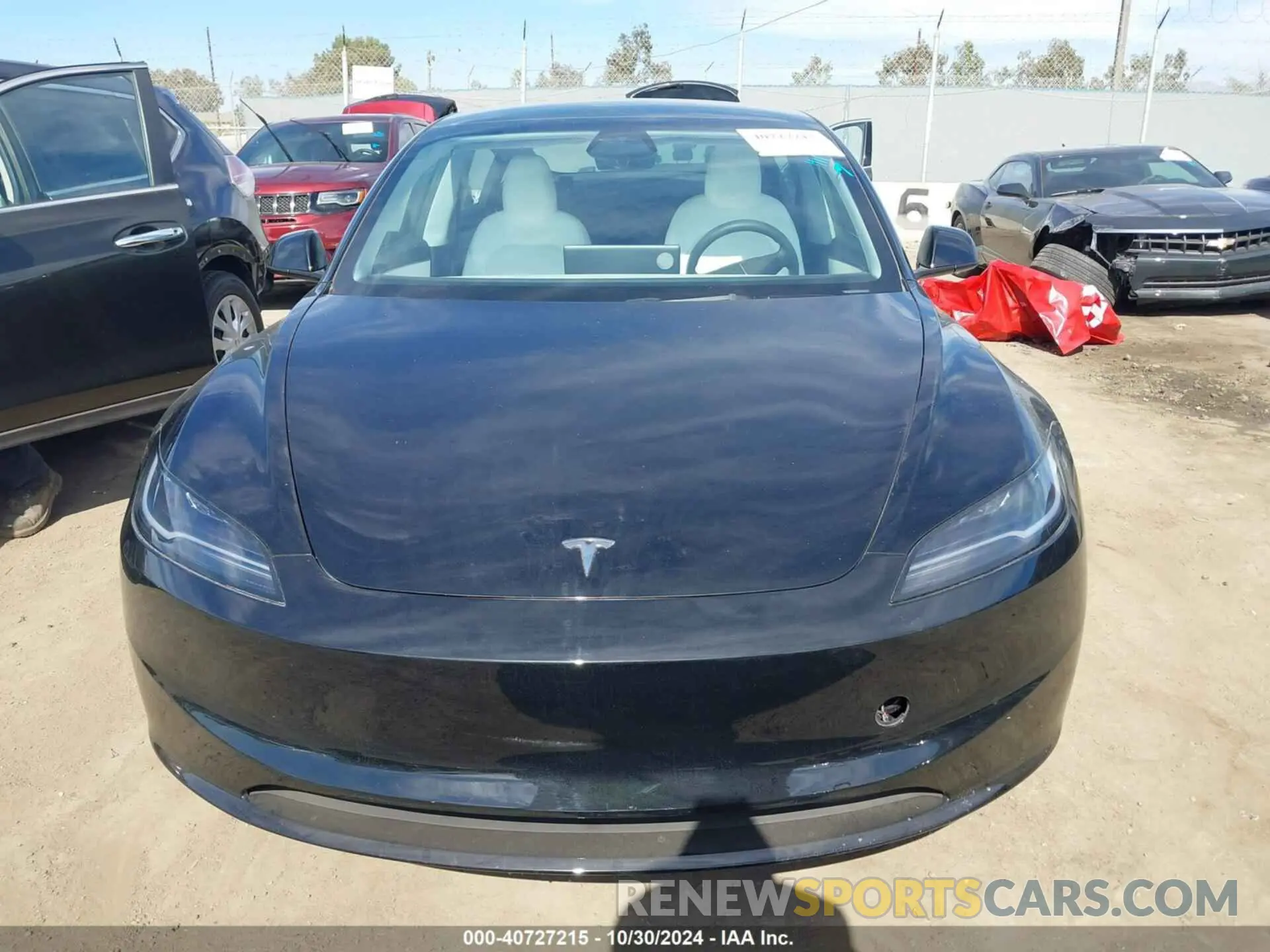 13 fotografías del automóvil dañado 5YJ3E1EB0RF792938 TESLA MODEL 3 2024