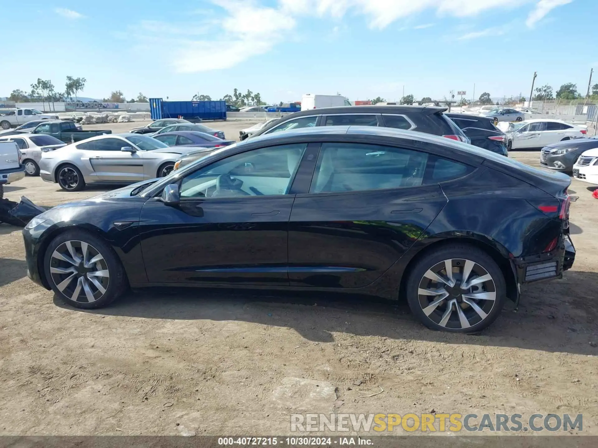 15 fotografías del automóvil dañado 5YJ3E1EB0RF792938 TESLA MODEL 3 2024