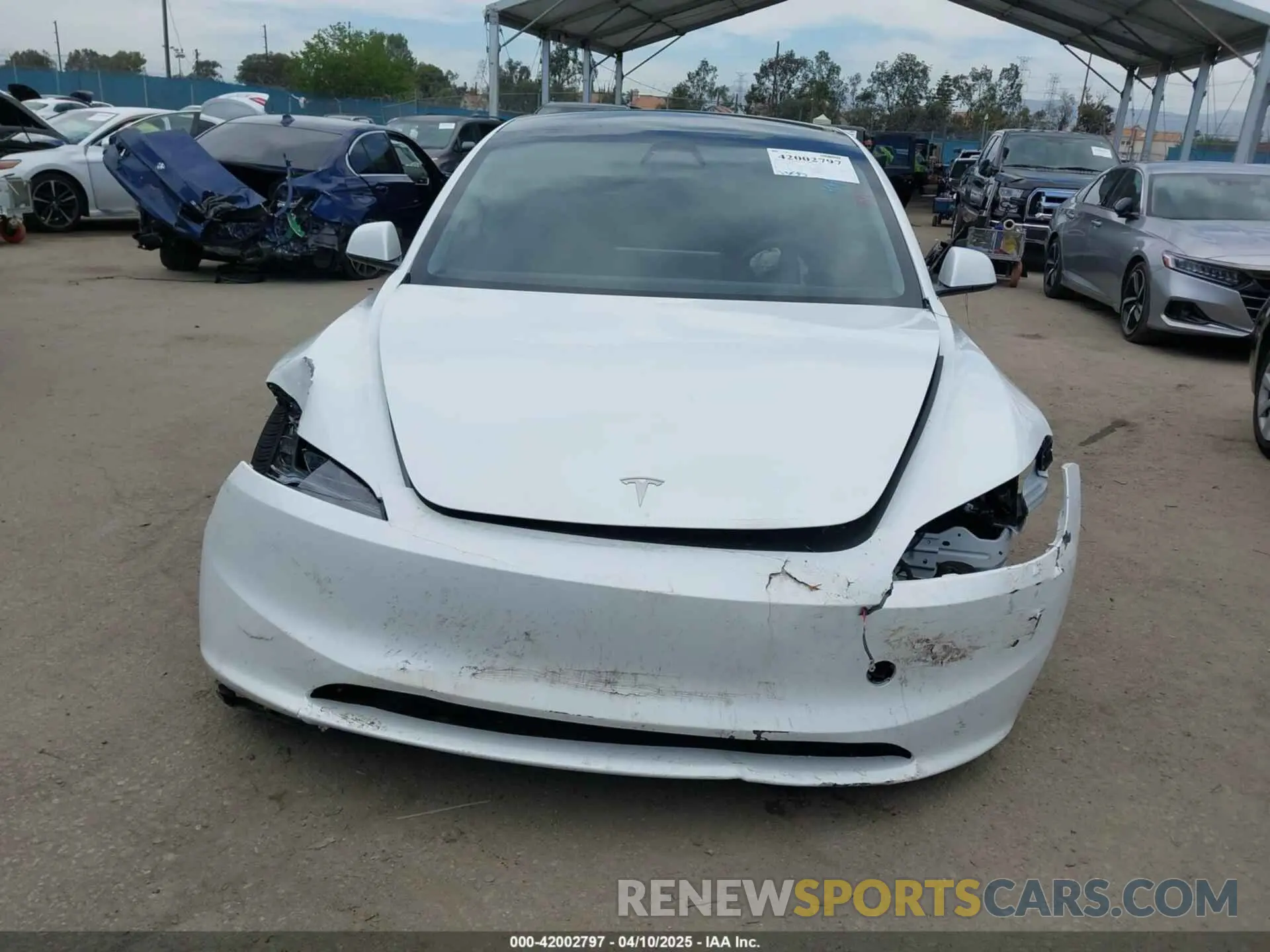 12 fotografías del automóvil dañado 5YJ3E1EB0RF795452 TESLA MODEL 3 2024