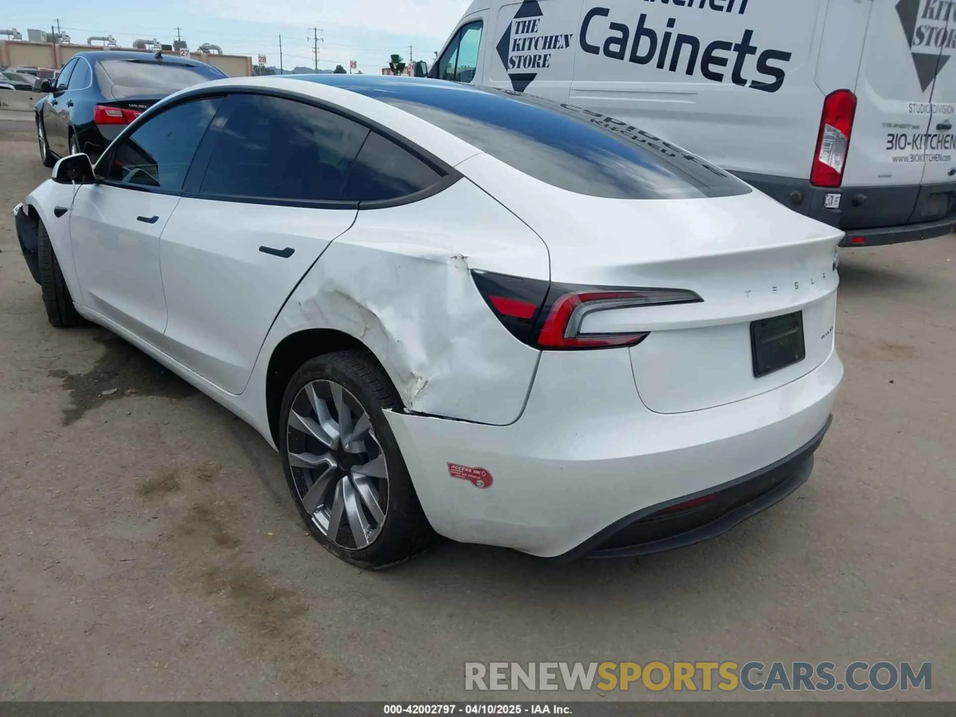 3 fotografías del automóvil dañado 5YJ3E1EB0RF795452 TESLA MODEL 3 2024