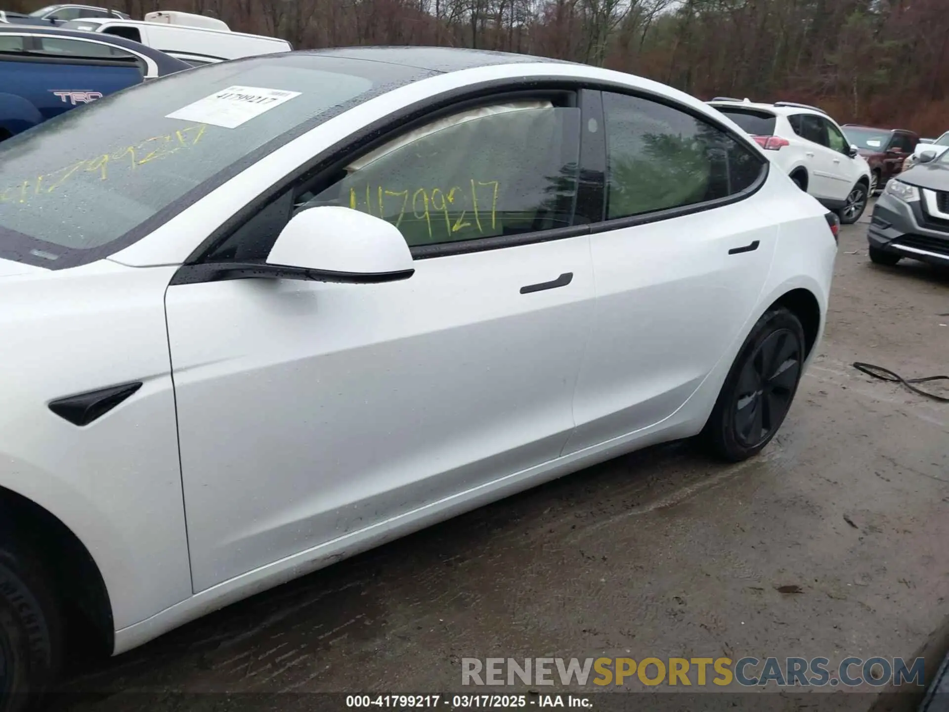 15 fotografías del automóvil dañado 5YJ3E1EB0RF812296 TESLA MODEL 3 2024
