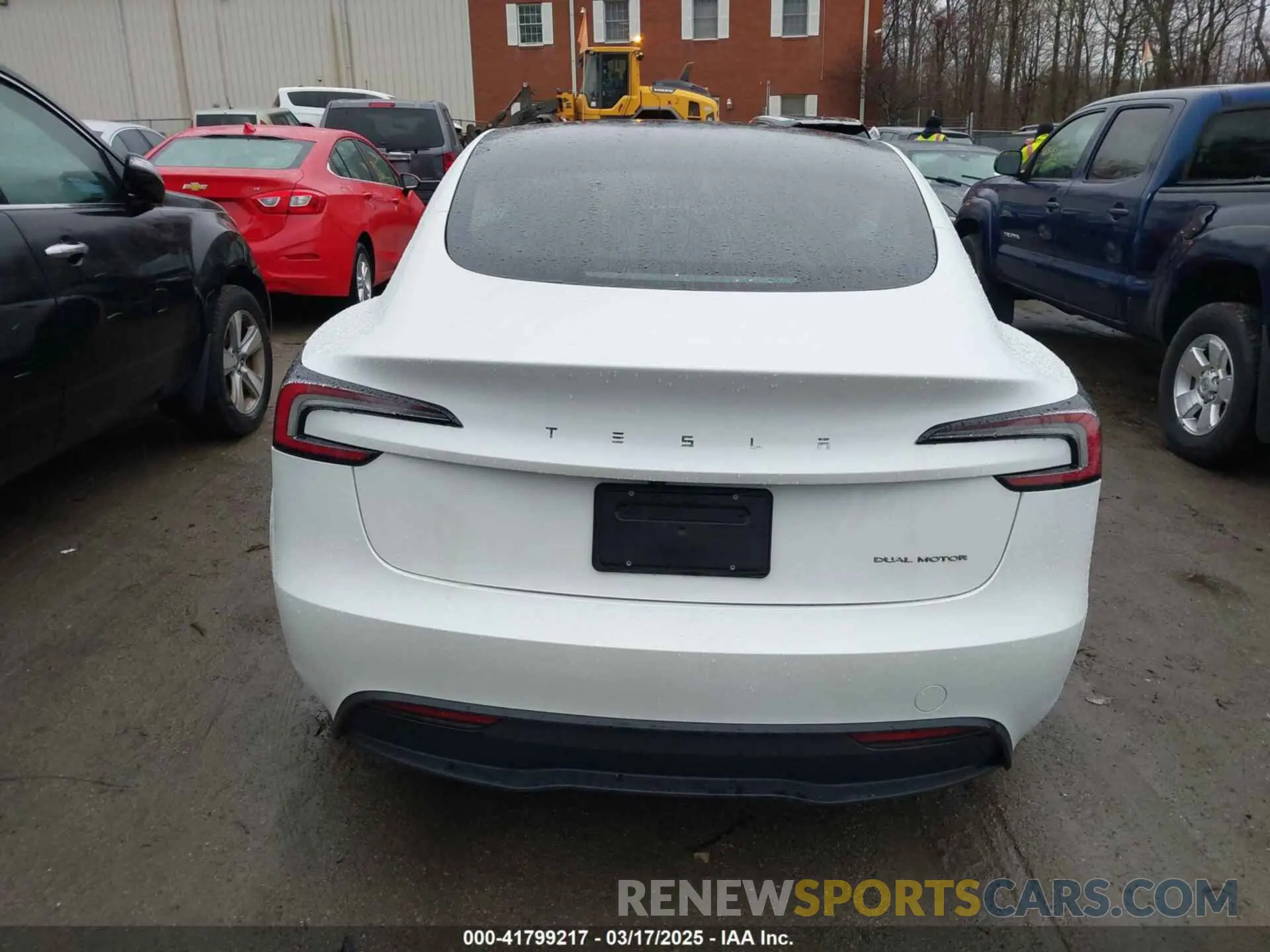 17 fotografías del automóvil dañado 5YJ3E1EB0RF812296 TESLA MODEL 3 2024