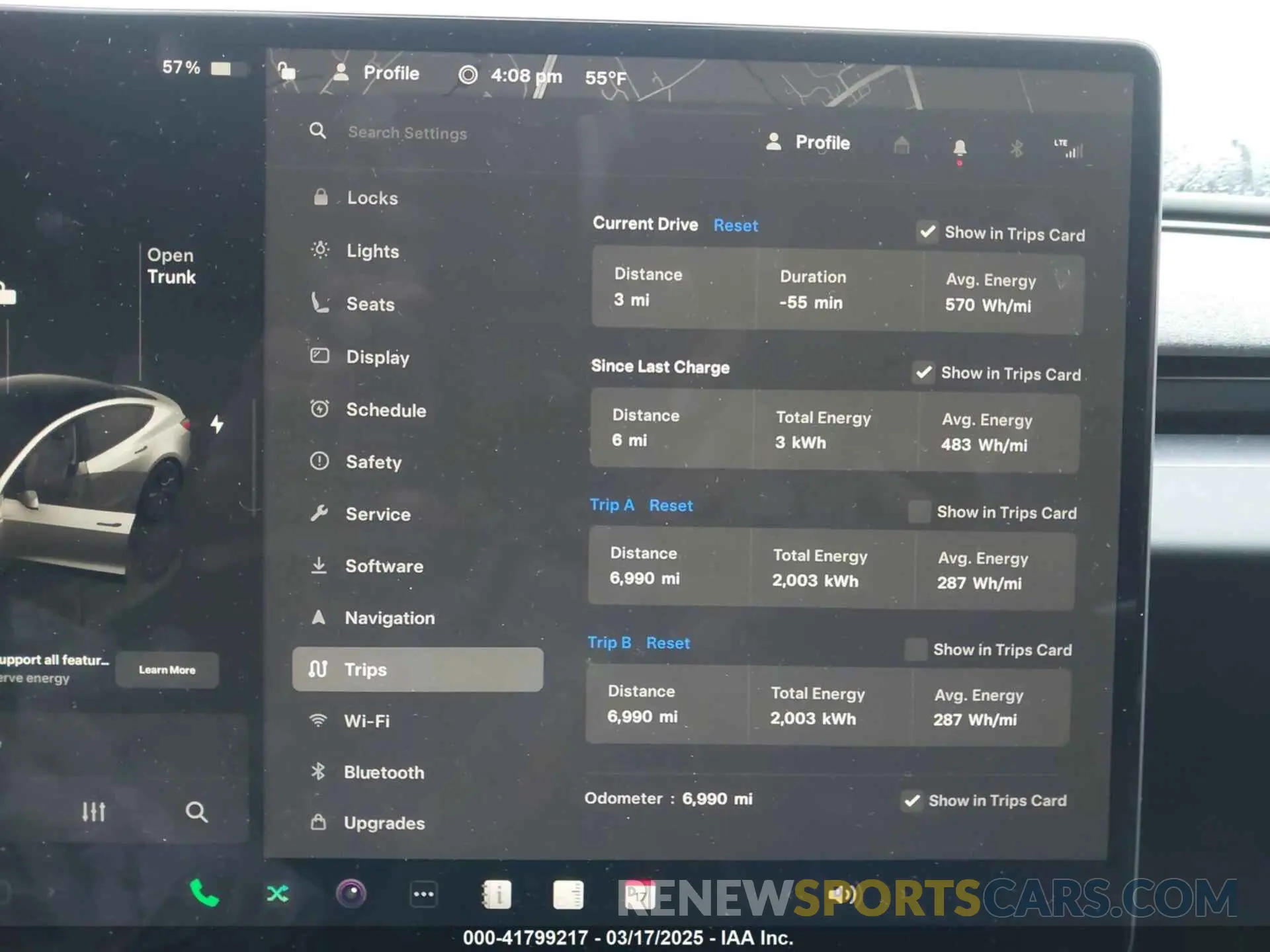 7 fotografías del automóvil dañado 5YJ3E1EB0RF812296 TESLA MODEL 3 2024