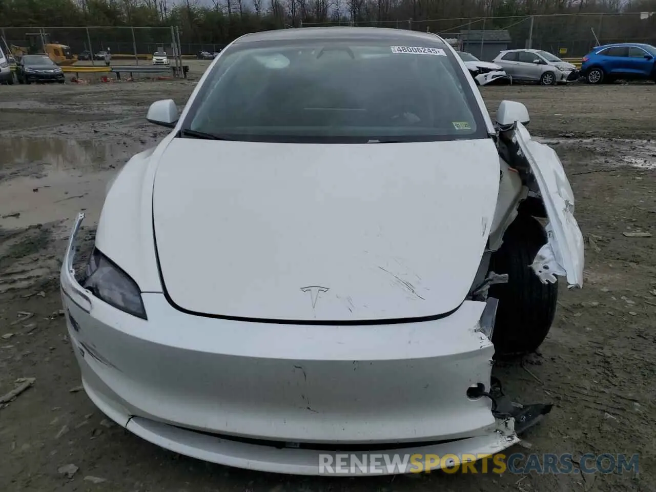 5 fotografías del automóvil dañado 5YJ3E1EB0RF822472 TESLA MODEL 3 2024