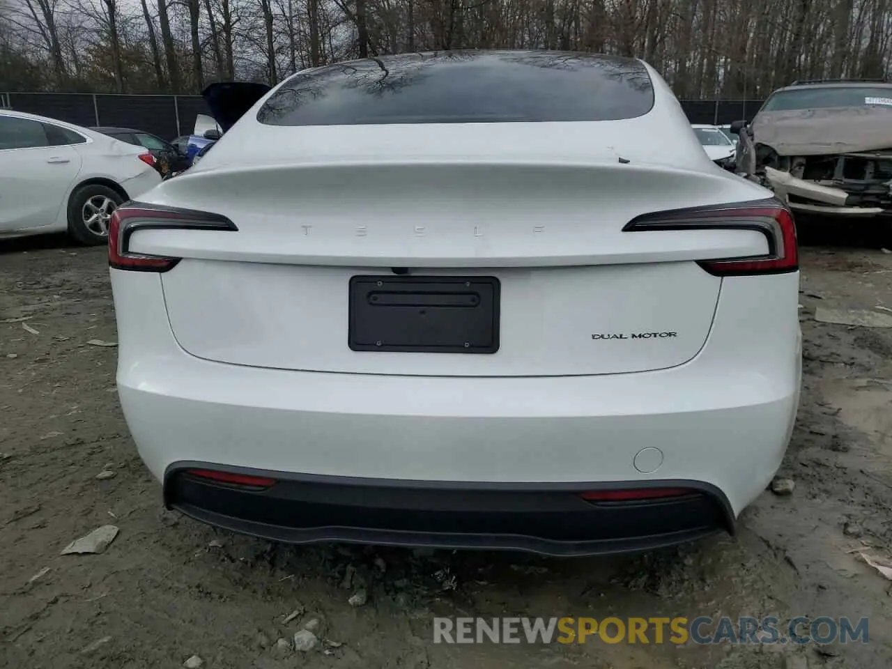 6 fotografías del automóvil dañado 5YJ3E1EB0RF822472 TESLA MODEL 3 2024
