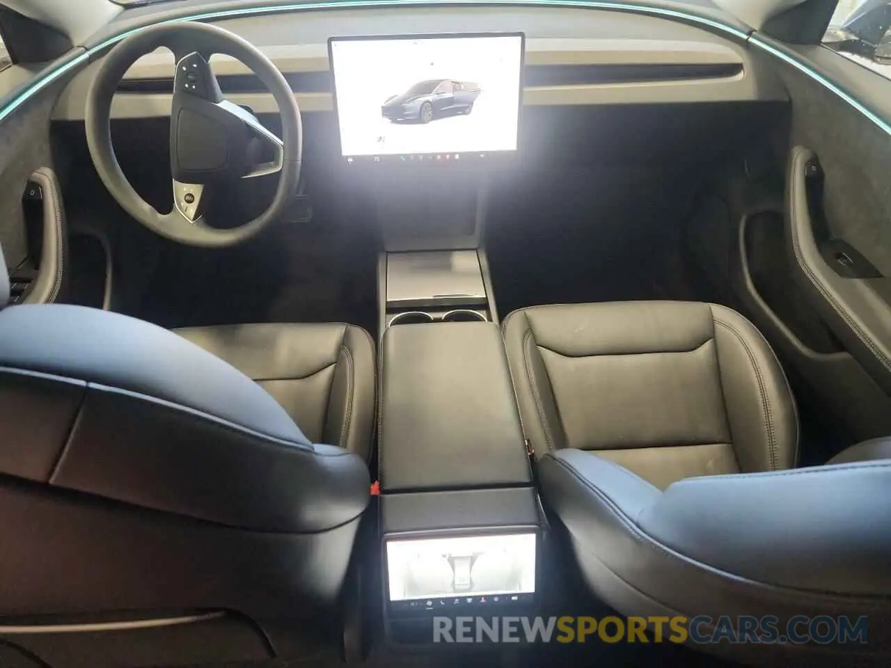 8 fotografías del automóvil dañado 5YJ3E1EB0RF844200 TESLA MODEL 3 2024