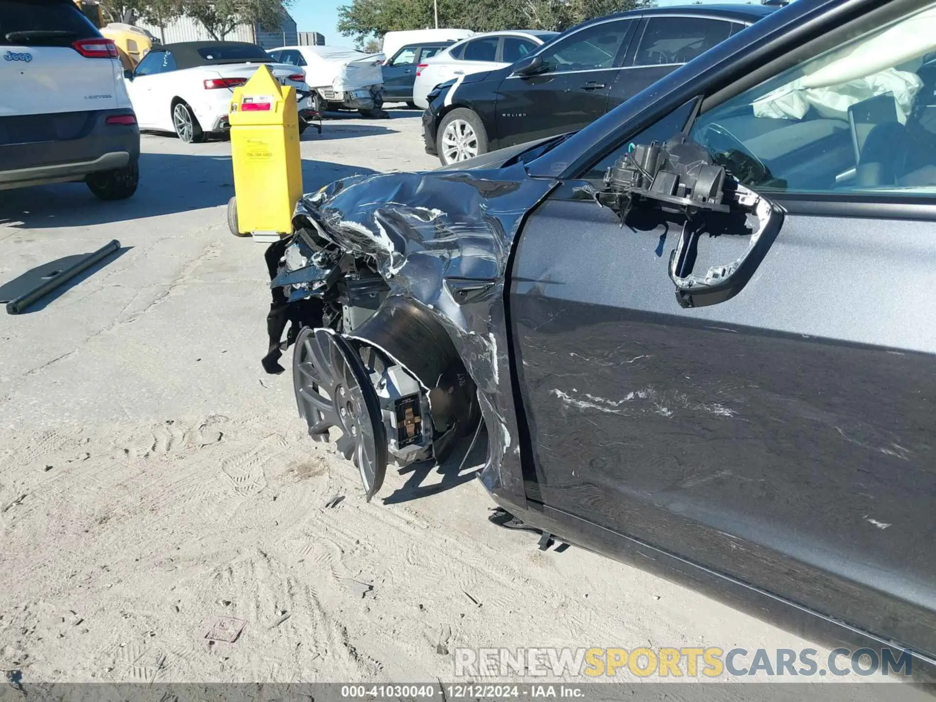 20 fotografías del automóvil dañado 5YJ3E1EB0RF845184 TESLA MODEL 3 2024