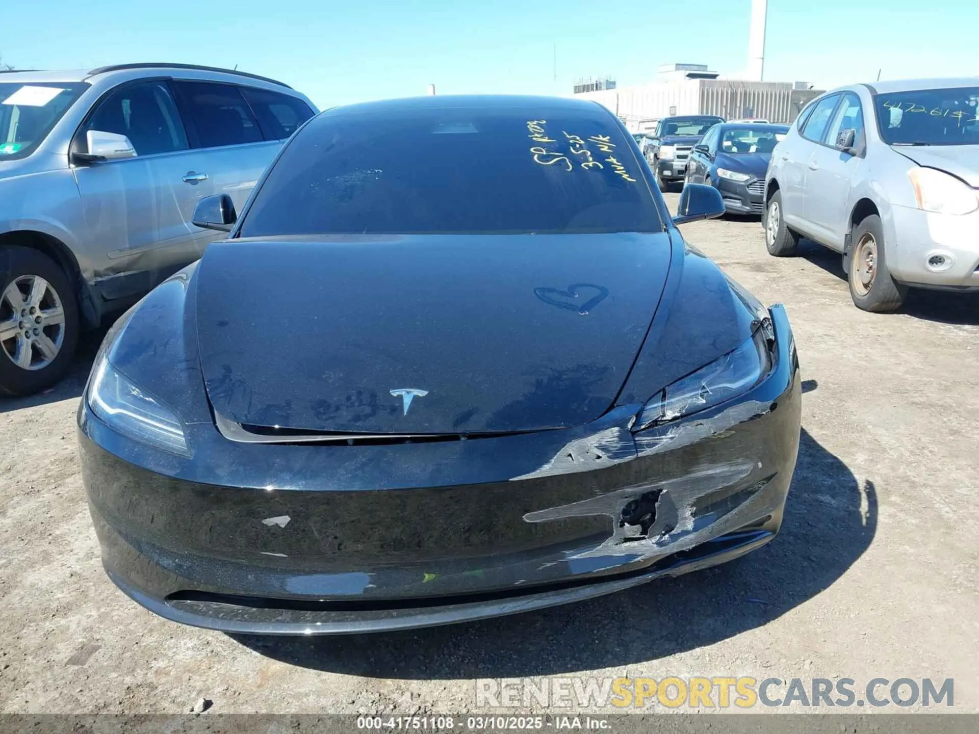 12 fotografías del automóvil dañado 5YJ3E1EB1RF730416 TESLA MODEL 3 2024