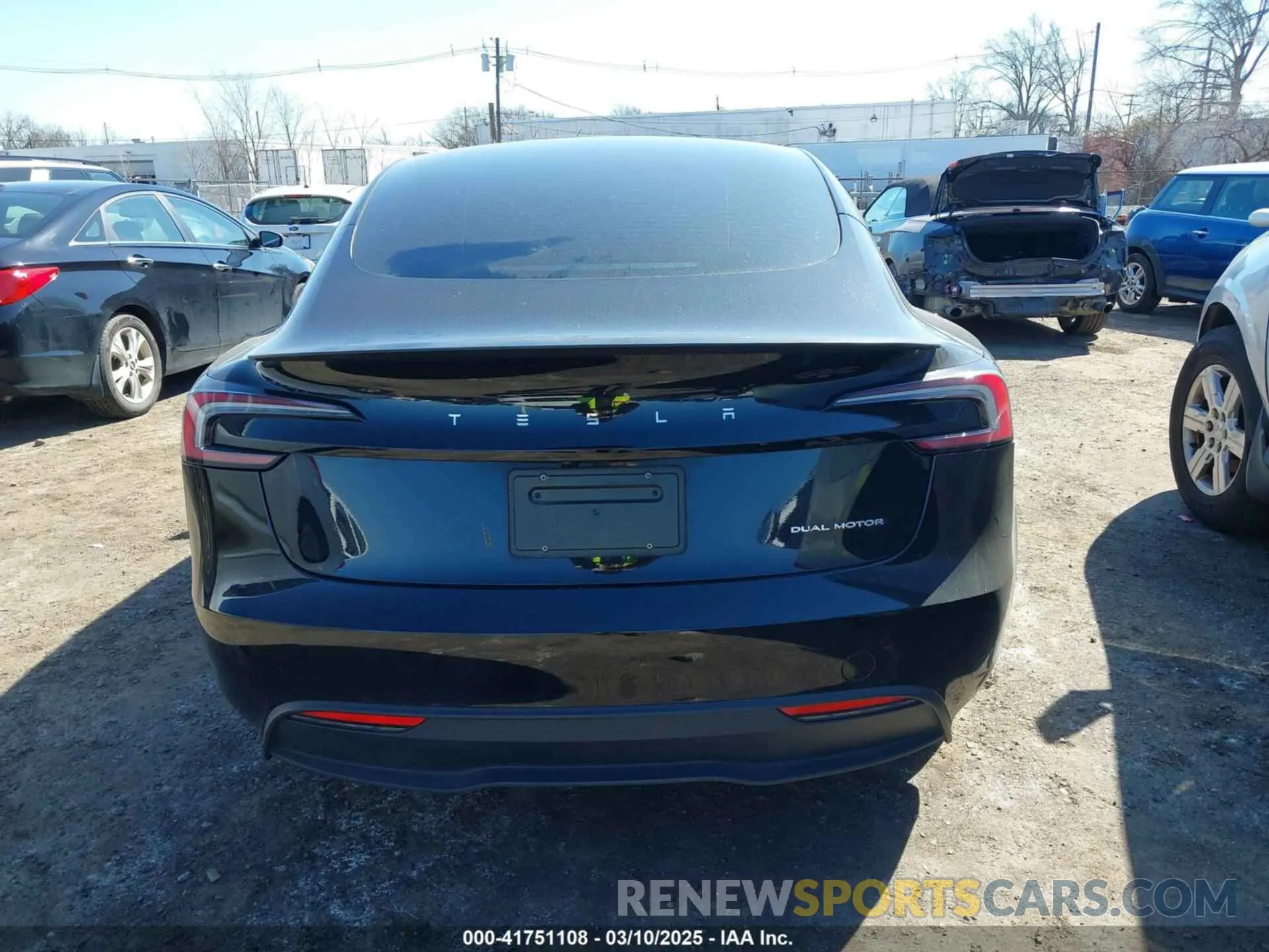 16 fotografías del automóvil dañado 5YJ3E1EB1RF730416 TESLA MODEL 3 2024
