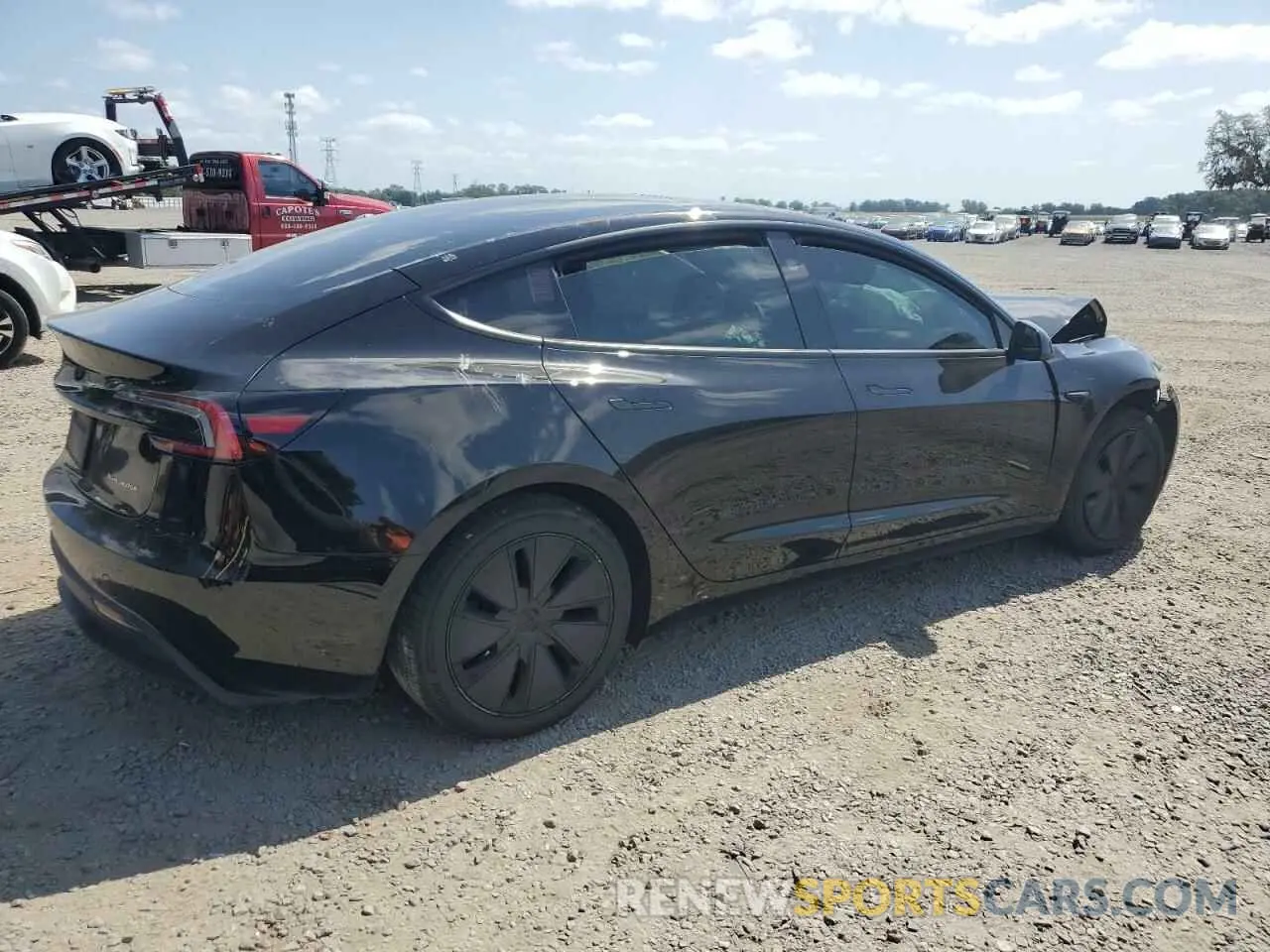 3 fotografías del automóvil dañado 5YJ3E1EB1RF731923 TESLA MODEL 3 2024