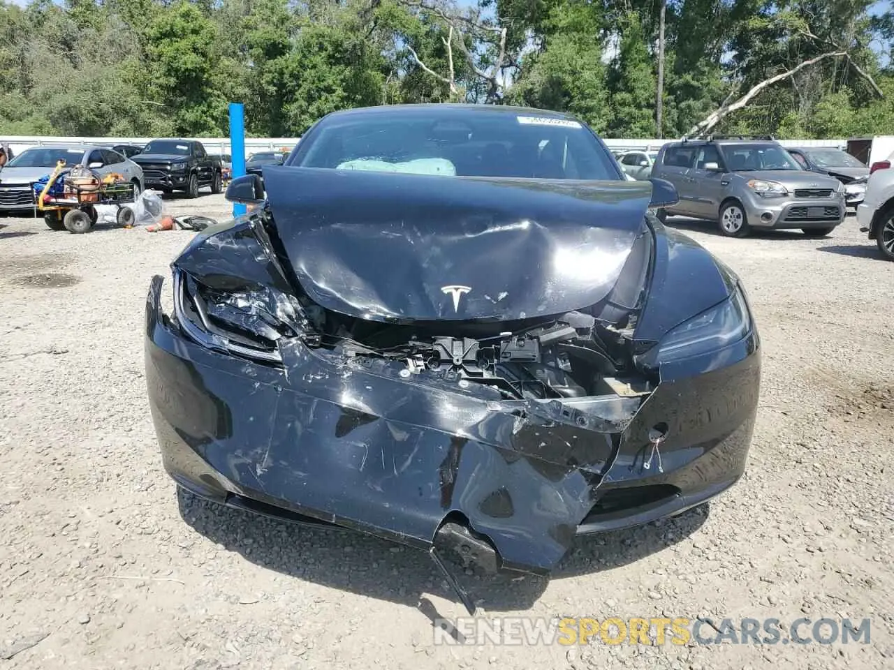 5 fotografías del automóvil dañado 5YJ3E1EB1RF731923 TESLA MODEL 3 2024