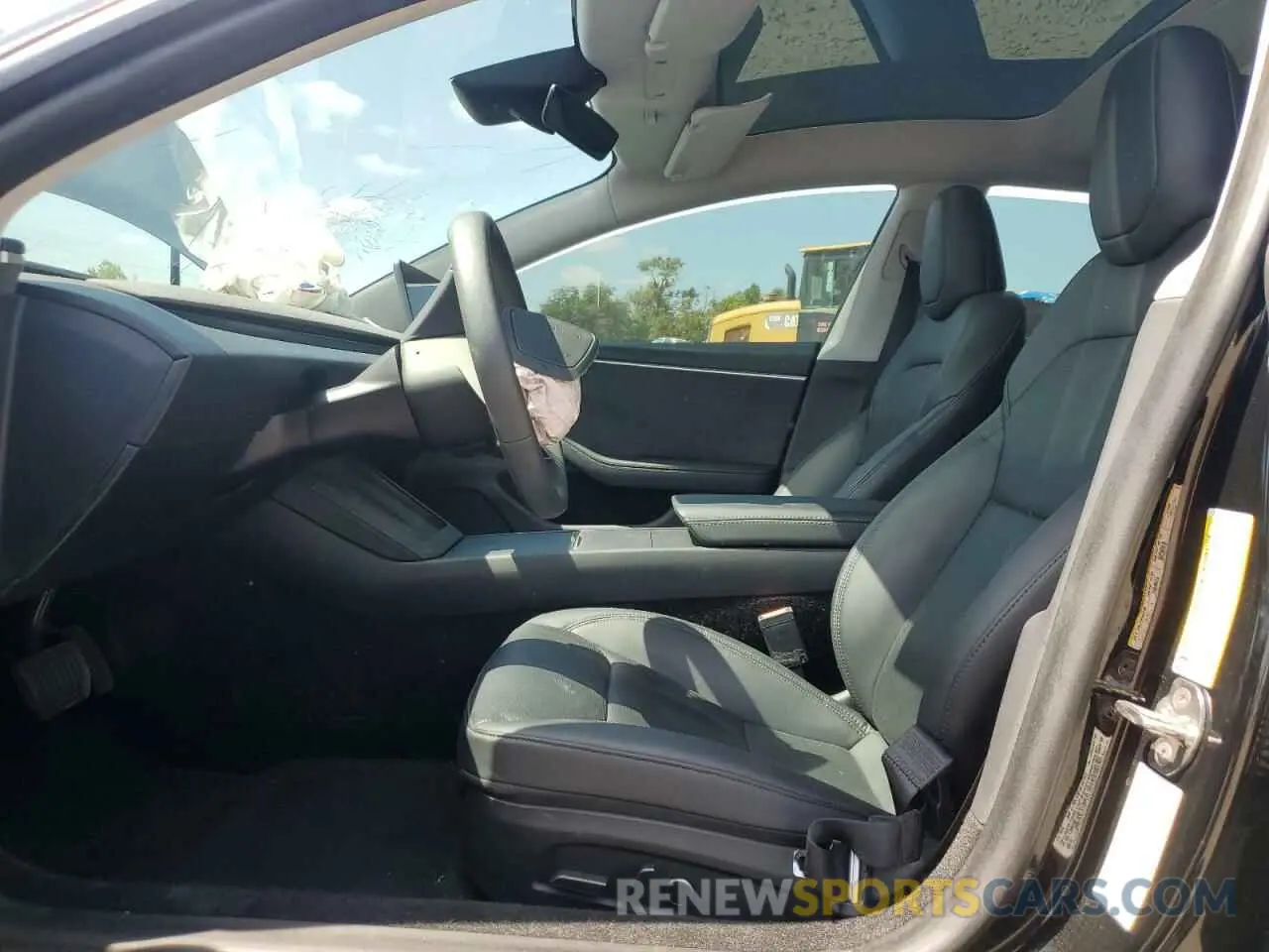 7 fotografías del automóvil dañado 5YJ3E1EB1RF731923 TESLA MODEL 3 2024