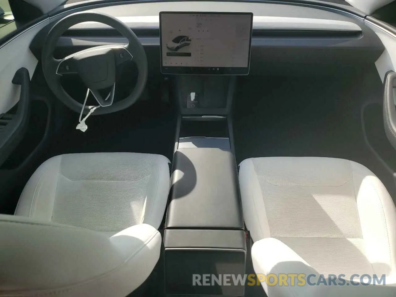 8 fotografías del automóvil dañado 5YJ3E1EB1RF755266 TESLA MODEL 3 2024