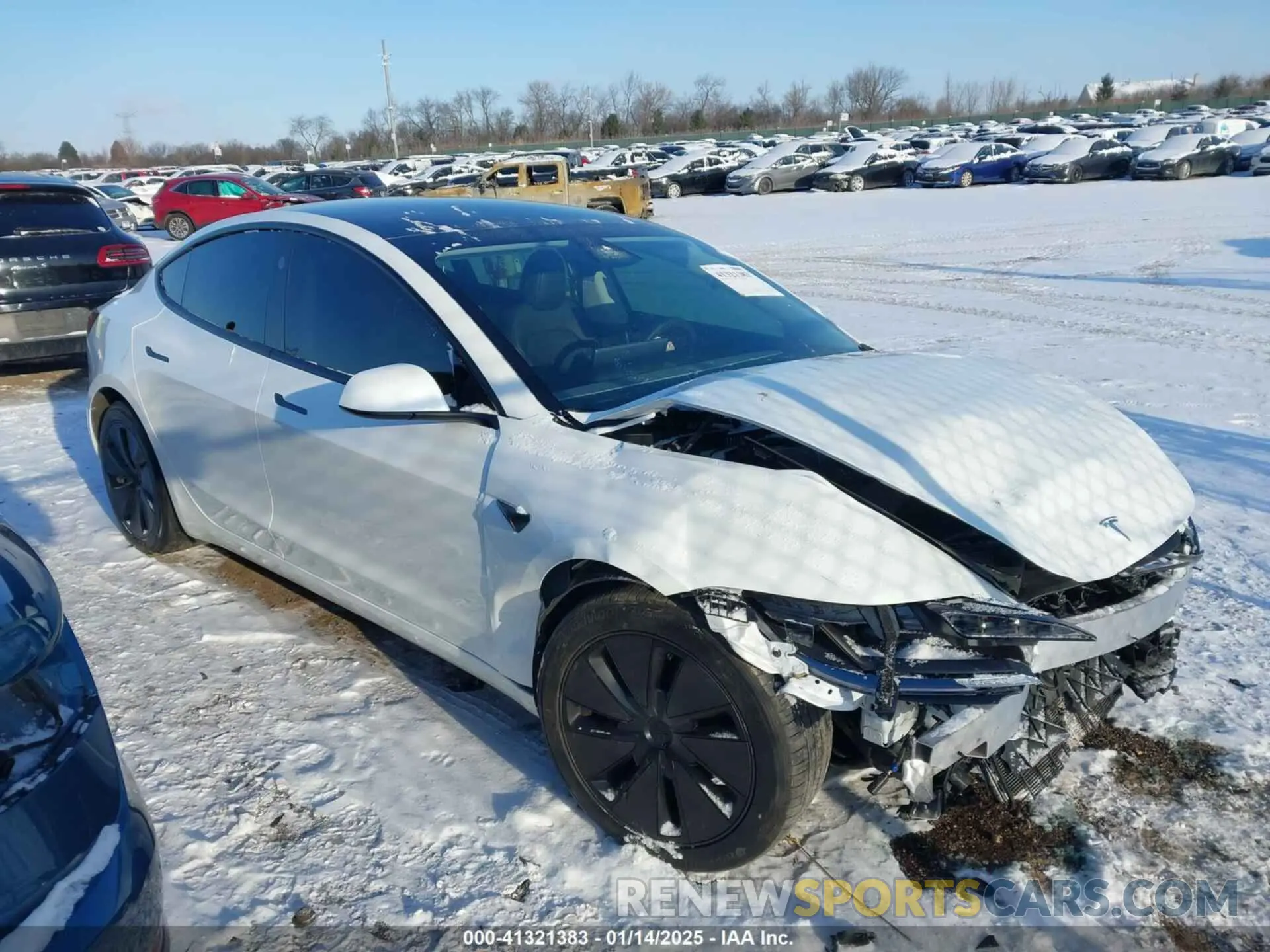 1 fotografías del automóvil dañado 5YJ3E1EB1RF755980 TESLA MODEL 3 2024