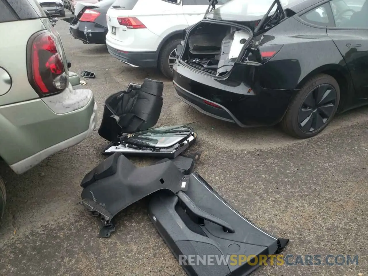 12 fotografías del automóvil dañado 5YJ3E1EB1RF761651 TESLA MODEL 3 2024