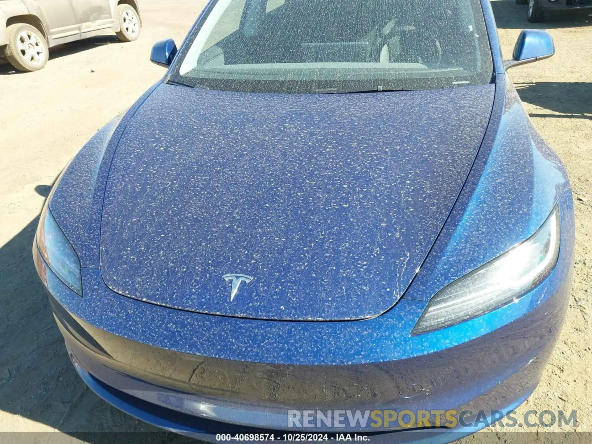 10 fotografías del automóvil dañado 5YJ3E1EB1RF813148 TESLA MODEL 3 2024