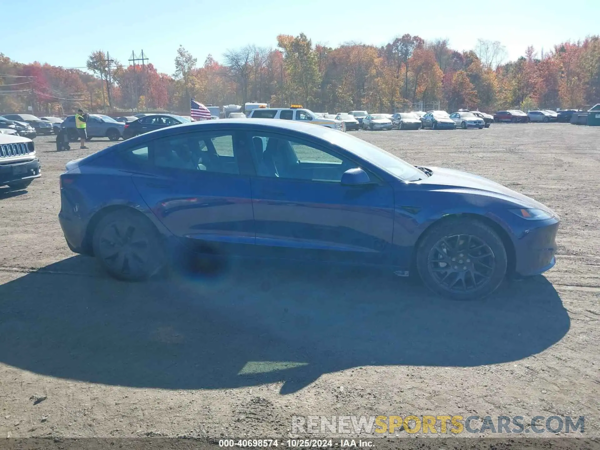 13 fotografías del automóvil dañado 5YJ3E1EB1RF813148 TESLA MODEL 3 2024