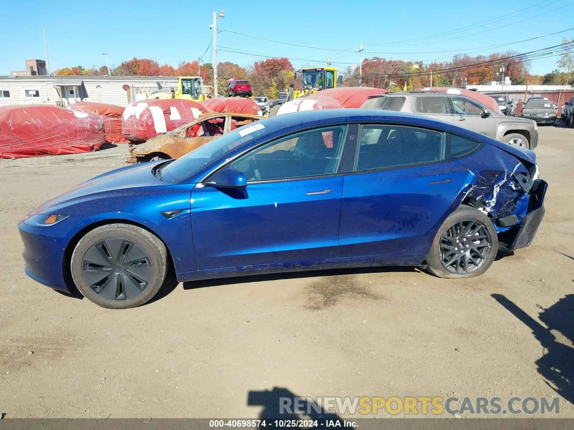 14 fotografías del automóvil dañado 5YJ3E1EB1RF813148 TESLA MODEL 3 2024