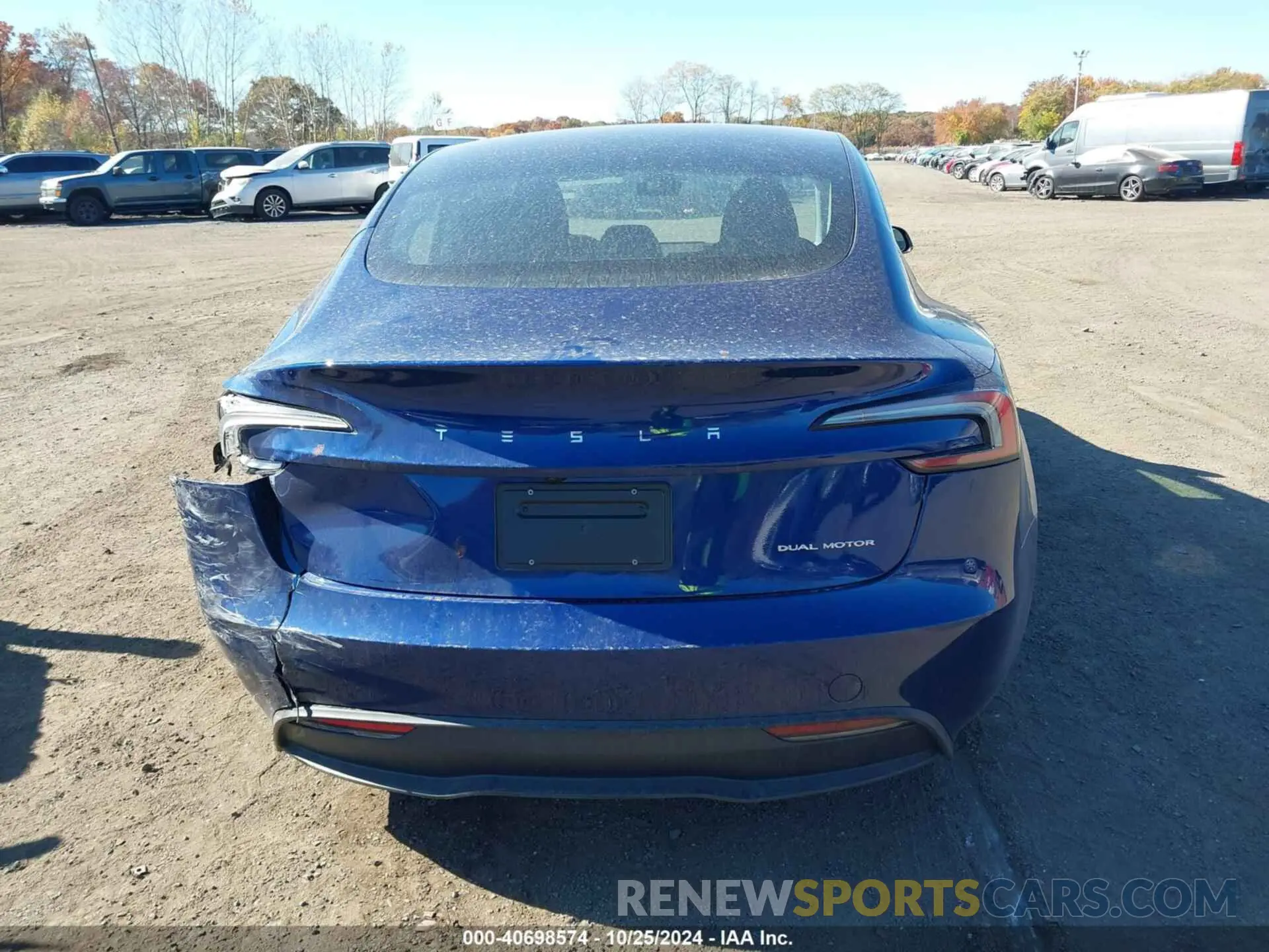 16 fotografías del automóvil dañado 5YJ3E1EB1RF813148 TESLA MODEL 3 2024