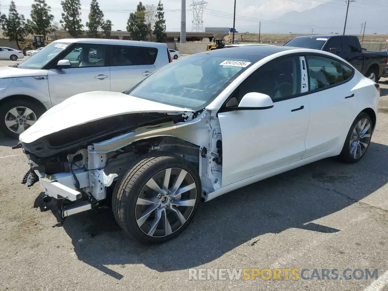 1 fotografías del automóvil dañado 5YJ3E1EB2RF732711 TESLA MODEL 3 2024