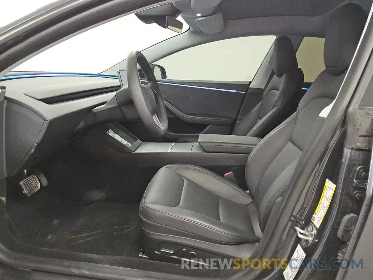 7 fotografías del automóvil dañado 5YJ3E1EB2RF744681 TESLA MODEL 3 2024