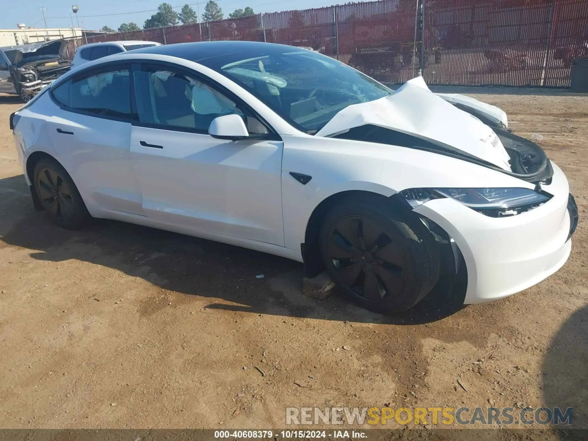 1 fotografías del automóvil dañado 5YJ3E1EB2RF796263 TESLA MODEL 3 2024