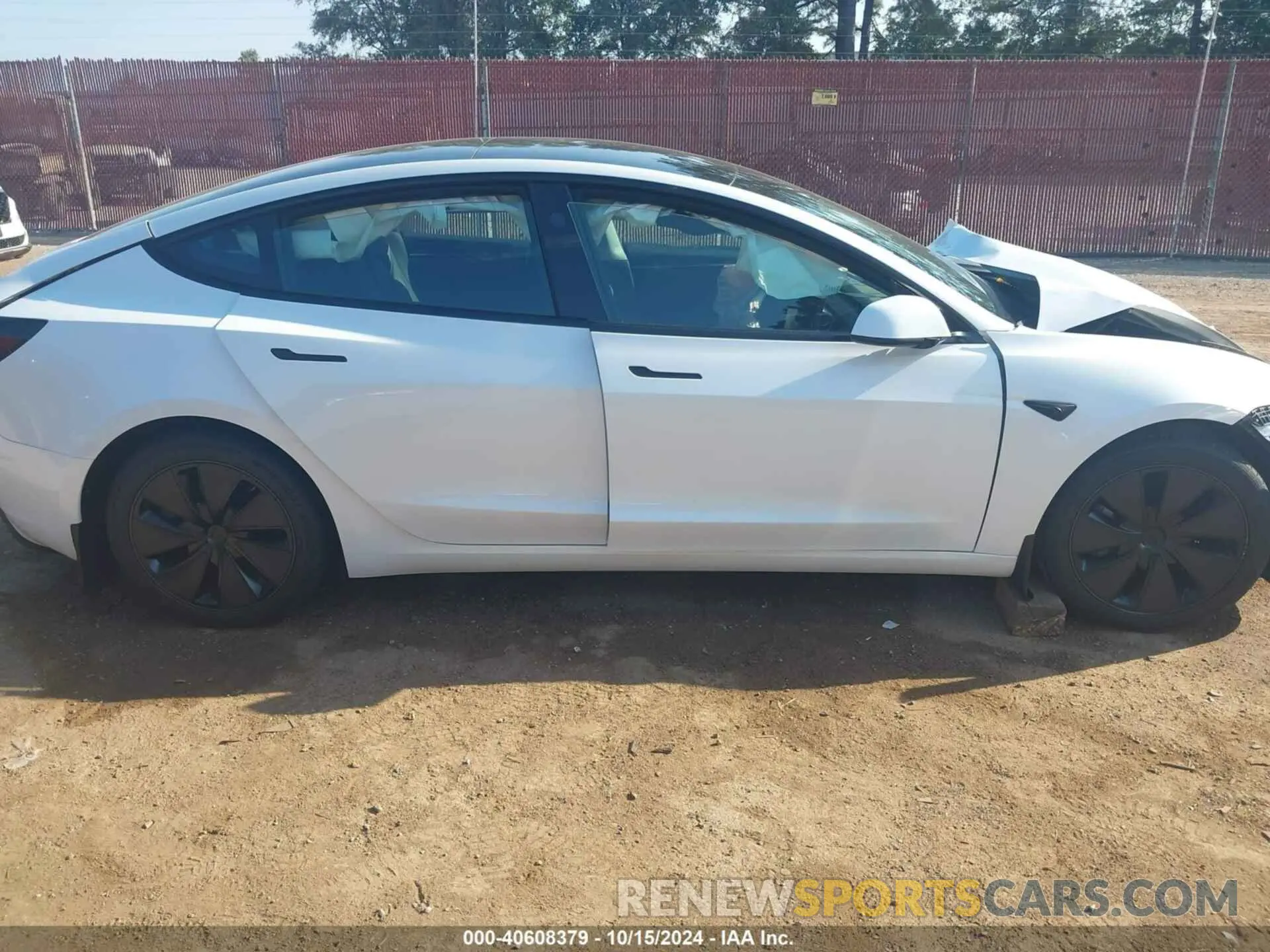 13 fotografías del automóvil dañado 5YJ3E1EB2RF796263 TESLA MODEL 3 2024
