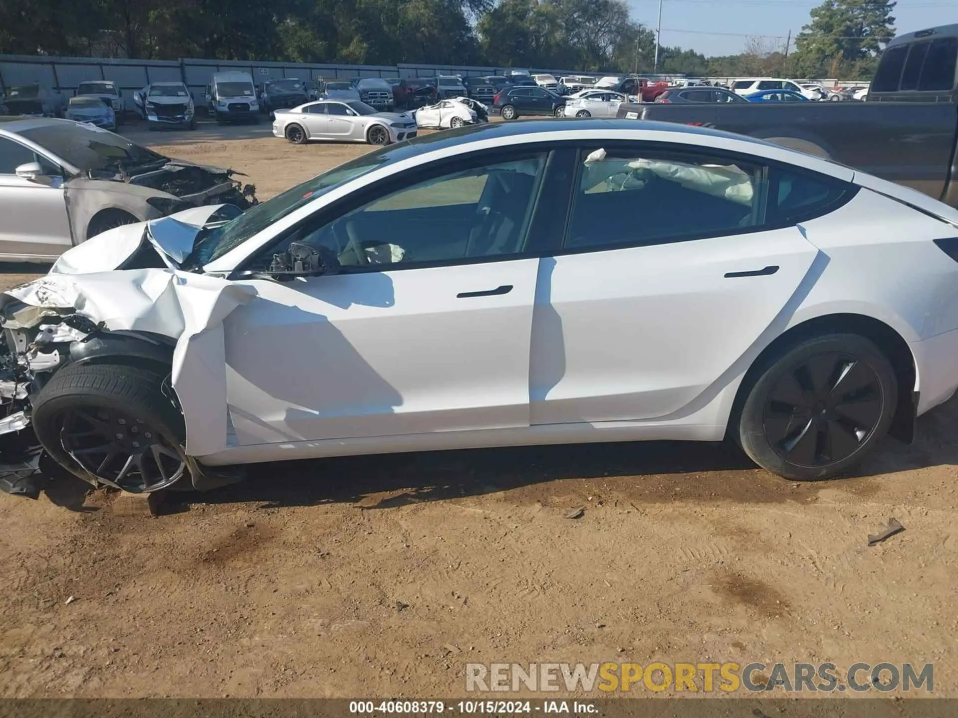 14 fotografías del automóvil dañado 5YJ3E1EB2RF796263 TESLA MODEL 3 2024