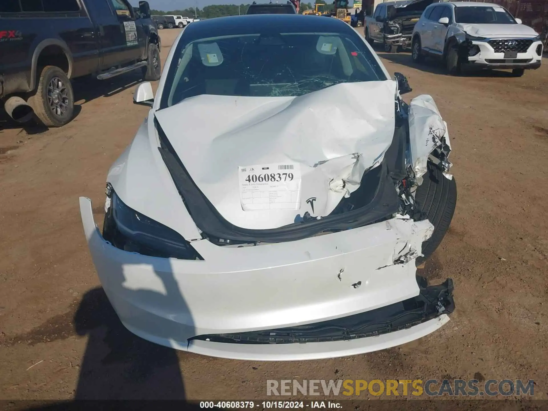 6 fotografías del automóvil dañado 5YJ3E1EB2RF796263 TESLA MODEL 3 2024