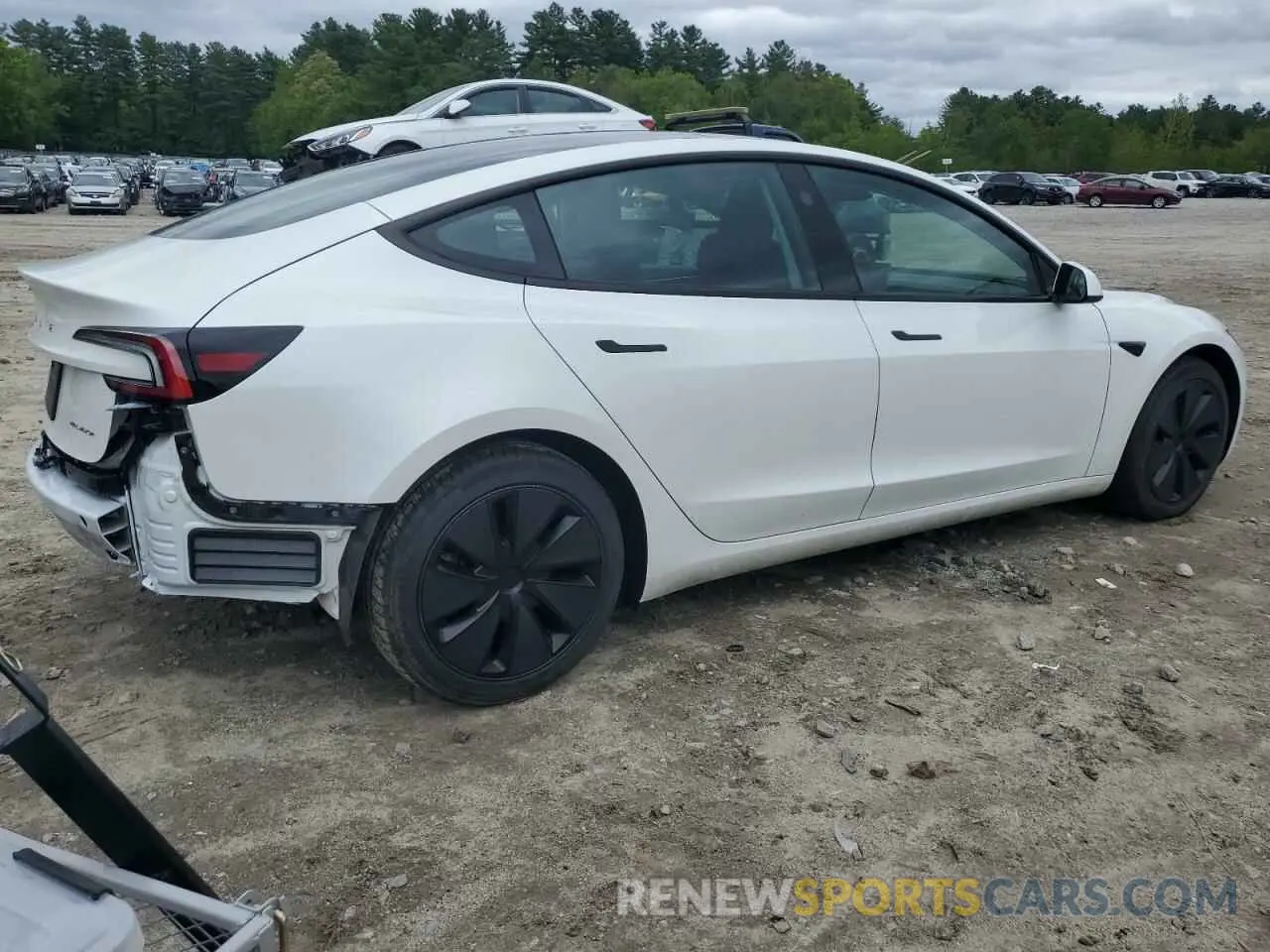 3 fotografías del automóvil dañado 5YJ3E1EB2RF797302 TESLA MODEL 3 2024