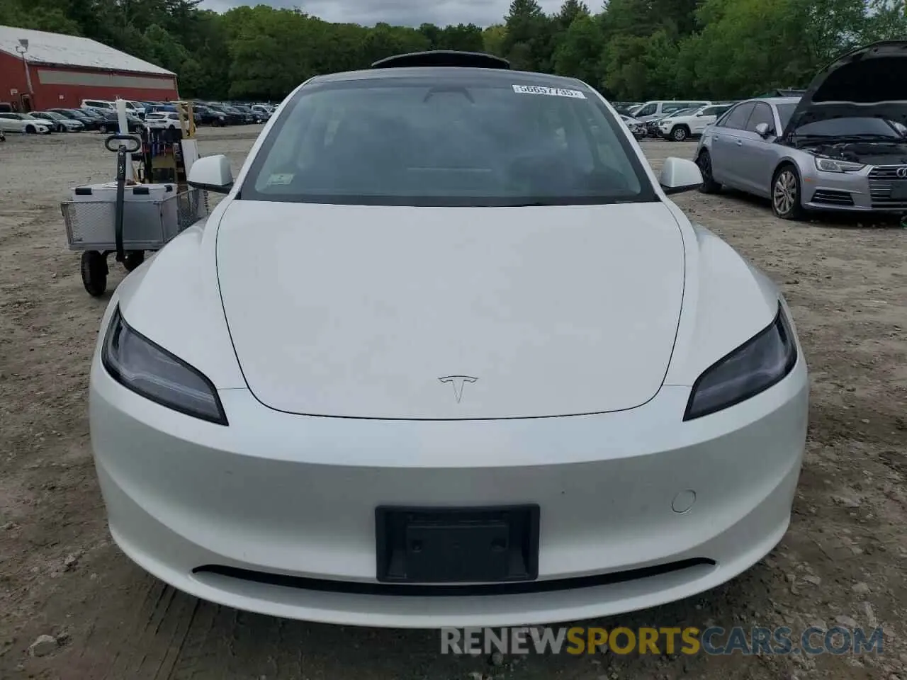 5 fotografías del automóvil dañado 5YJ3E1EB2RF797302 TESLA MODEL 3 2024