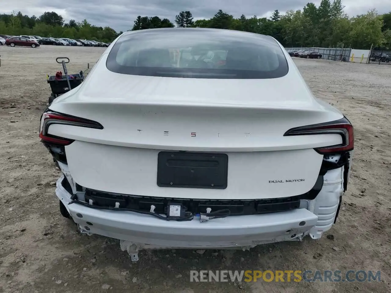 6 fotografías del automóvil dañado 5YJ3E1EB2RF797302 TESLA MODEL 3 2024