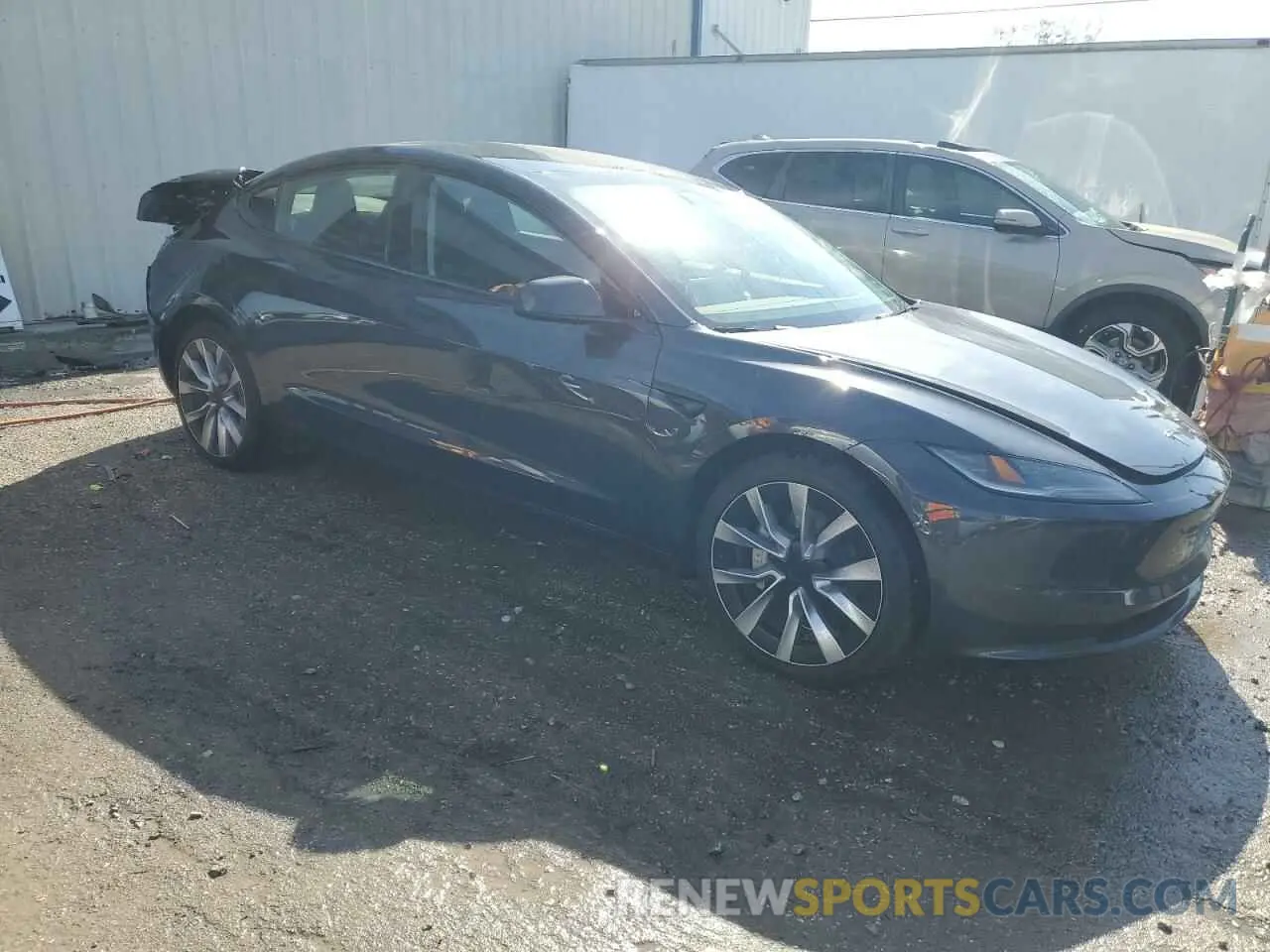 4 fotografías del automóvil dañado 5YJ3E1EB2RF817080 TESLA MODEL 3 2024