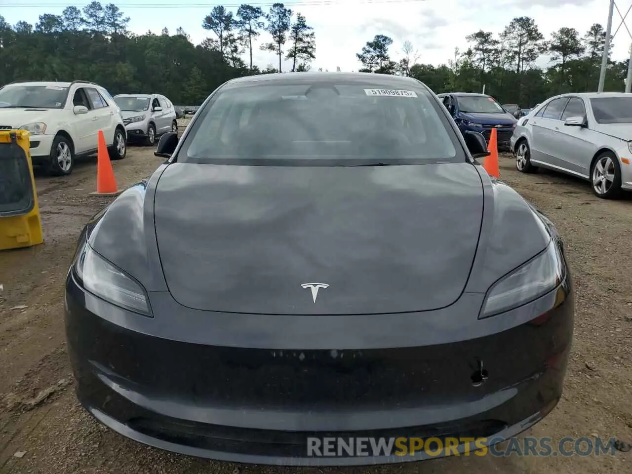 5 fotografías del automóvil dañado 5YJ3E1EB2RF825213 TESLA MODEL 3 2024