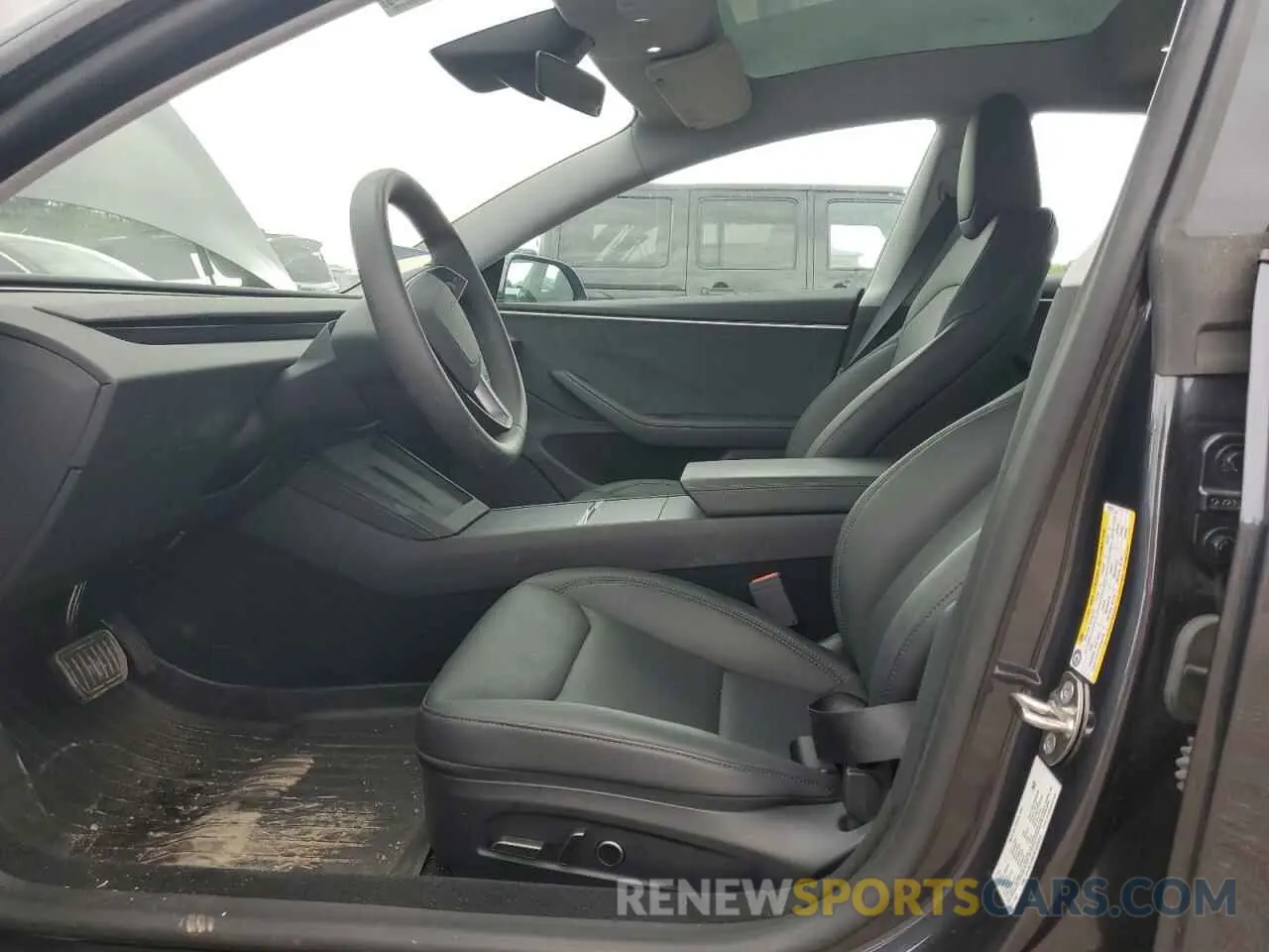7 fotografías del automóvil dañado 5YJ3E1EB2RF825213 TESLA MODEL 3 2024