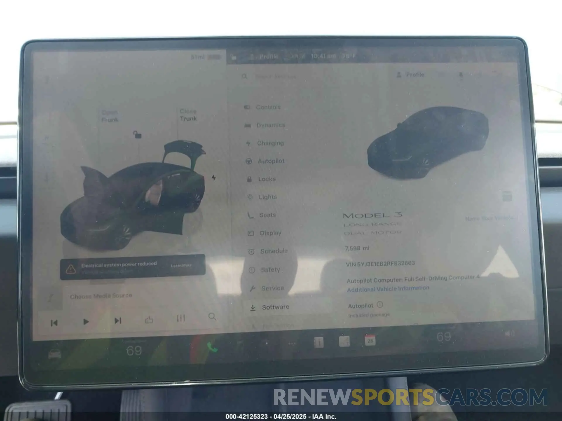 7 fotografías del automóvil dañado 5YJ3E1EB2RF832663 TESLA MODEL 3 2024