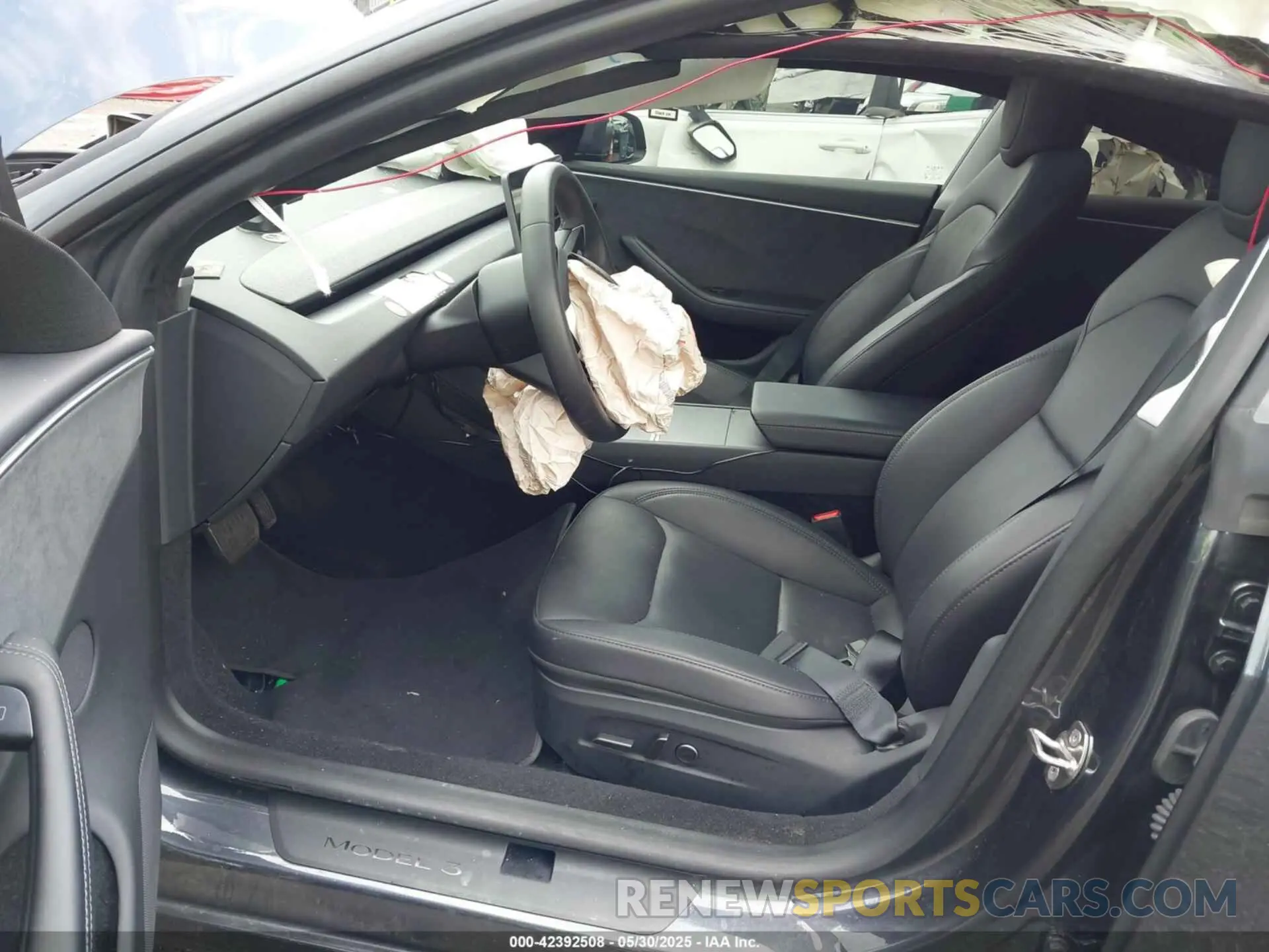 5 fotografías del automóvil dañado 5YJ3E1EB3RF729817 TESLA MODEL 3 2024