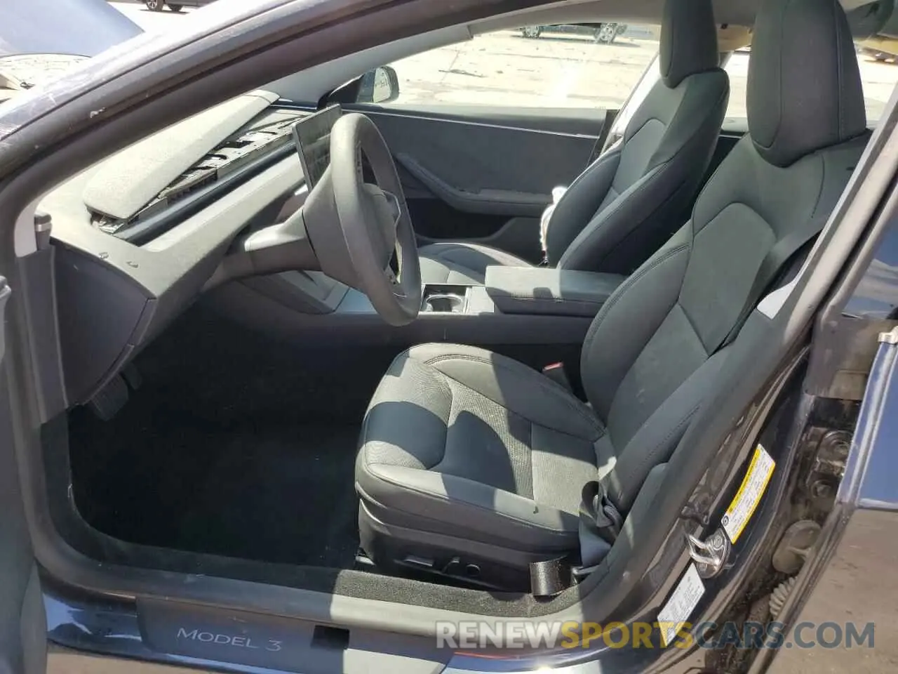 7 fotografías del automóvil dañado 5YJ3E1EB3RF758668 TESLA MODEL 3 2024