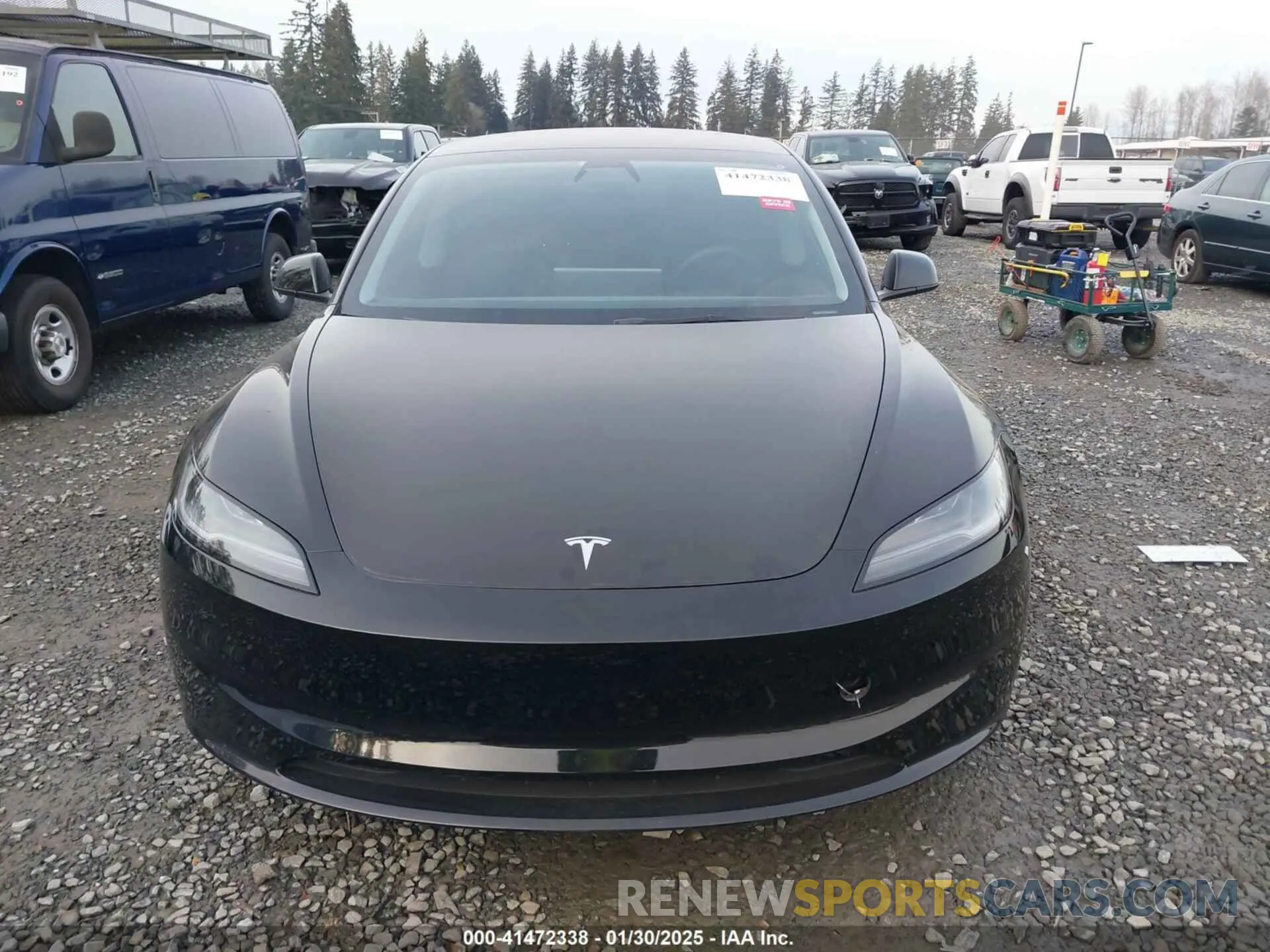 13 fotografías del automóvil dañado 5YJ3E1EB3RF793632 TESLA MODEL 3 2024