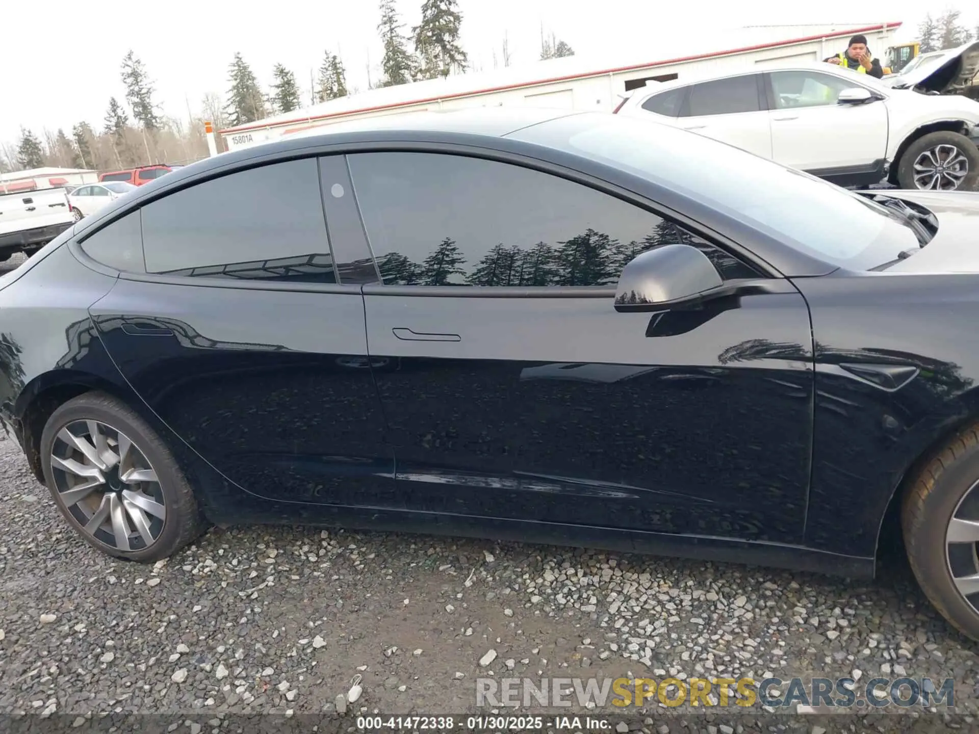 14 fotografías del automóvil dañado 5YJ3E1EB3RF793632 TESLA MODEL 3 2024
