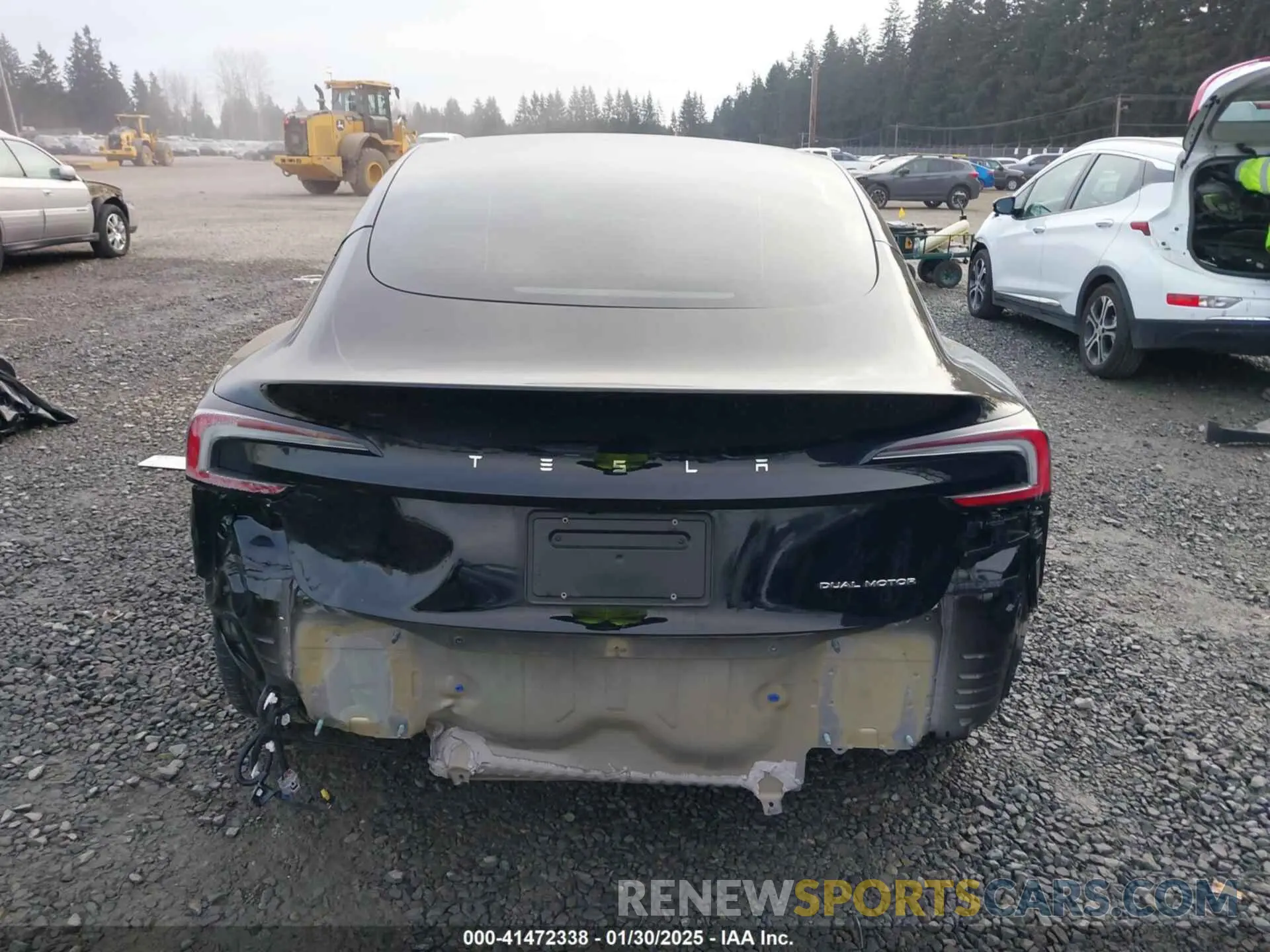17 fotografías del automóvil dañado 5YJ3E1EB3RF793632 TESLA MODEL 3 2024